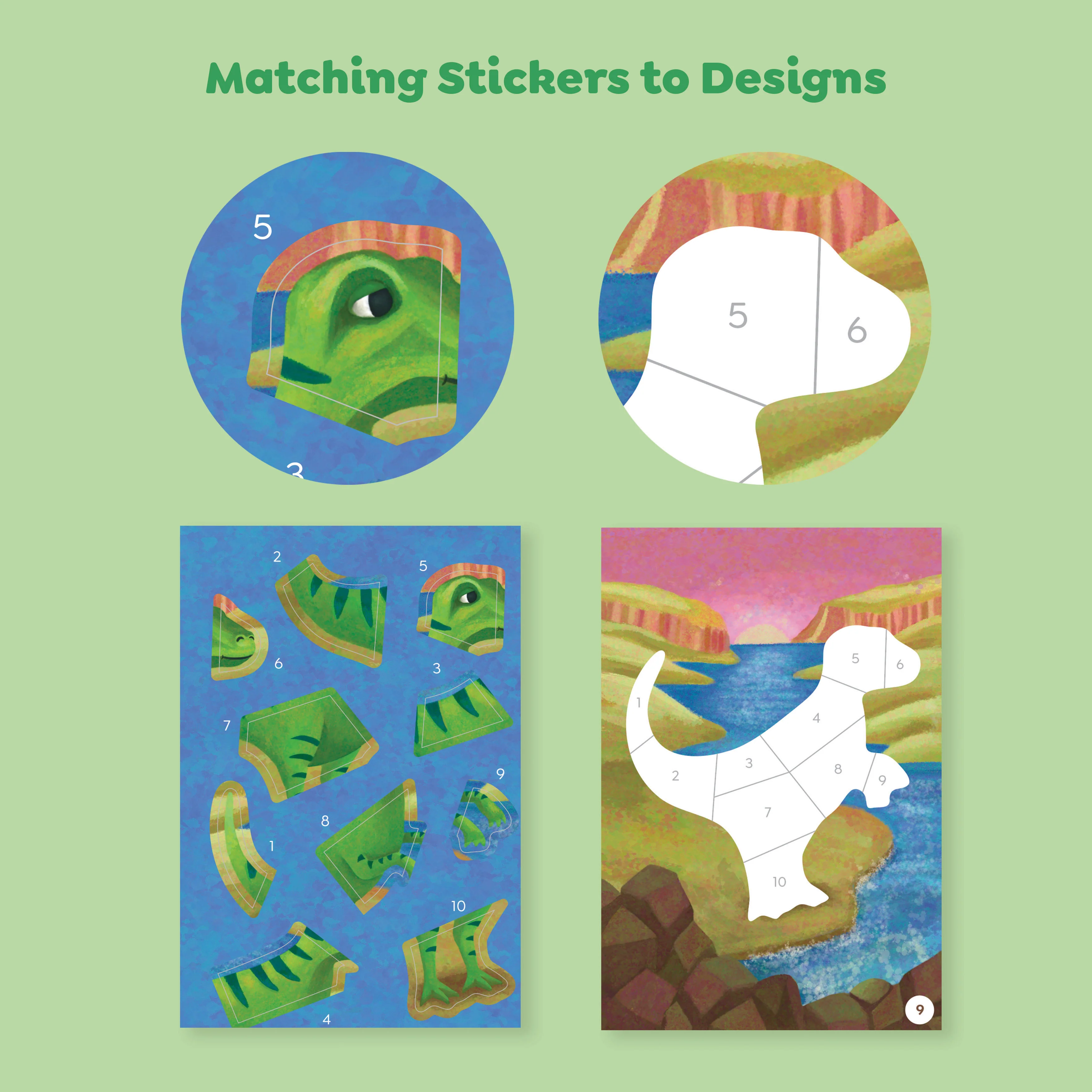 Sticker By Numbers - Dinosaurs - Image 6