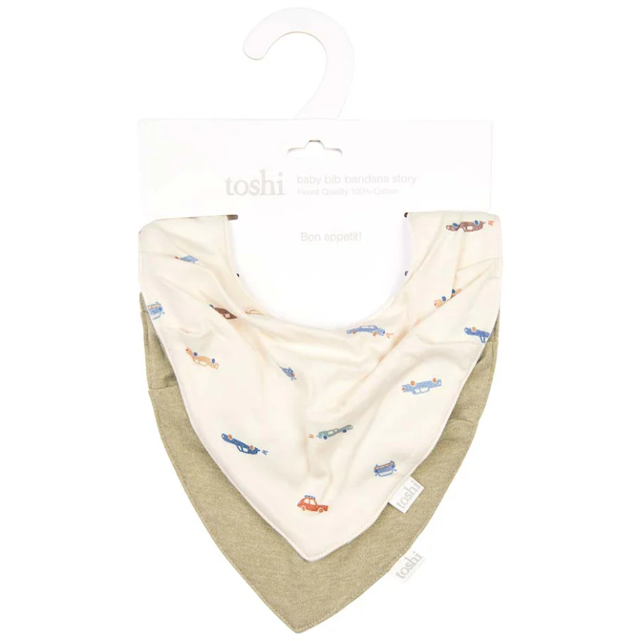 Toshi Baby Bandana Bib 2pc - Story / Speedie - Image 6