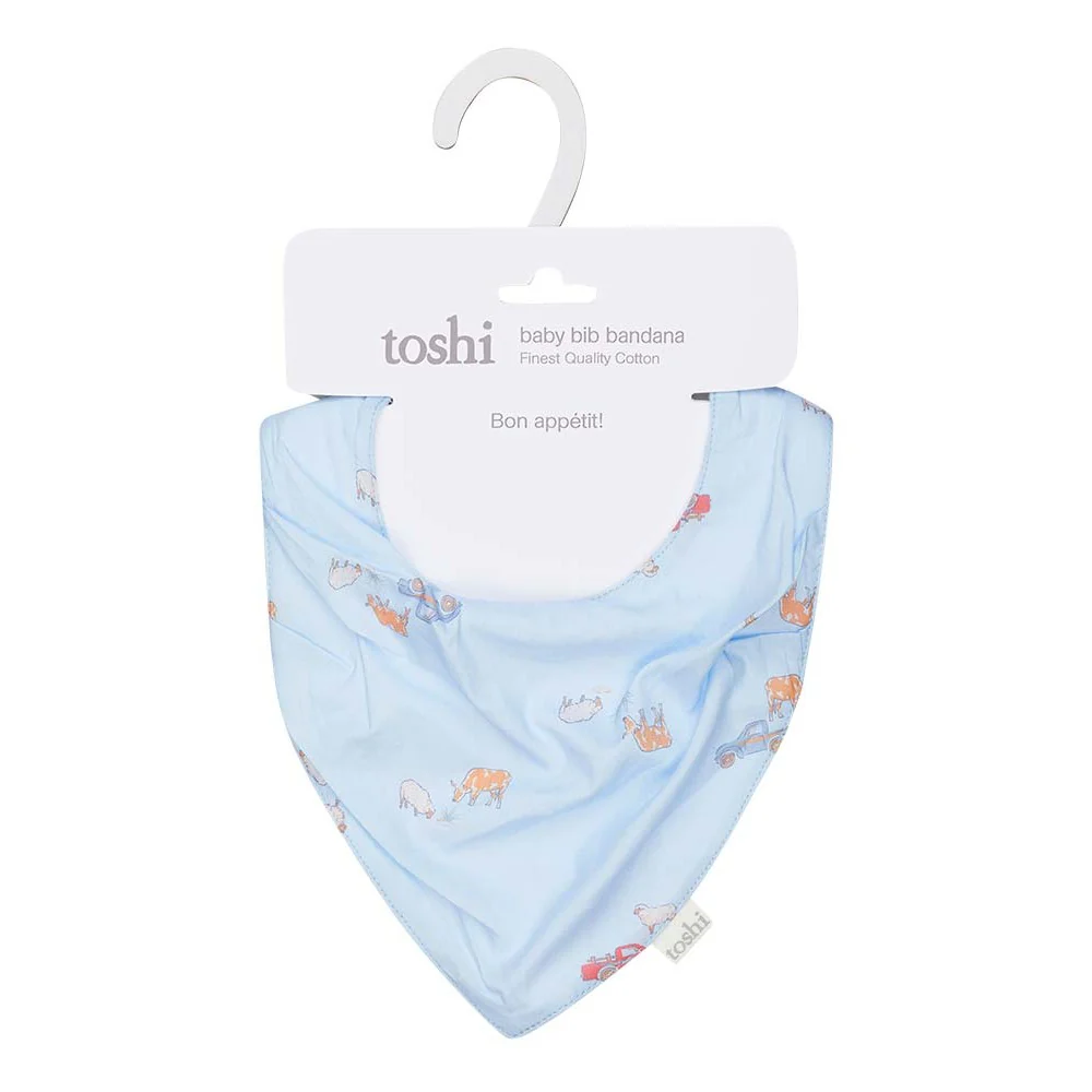 Toshi Baby Bib Bandana - Joyride Sheep Station - Image 3