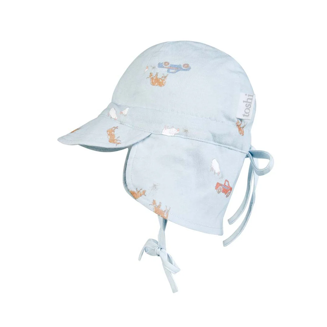 Toshi Baby Flap Cap - Sheep Station - Image 2