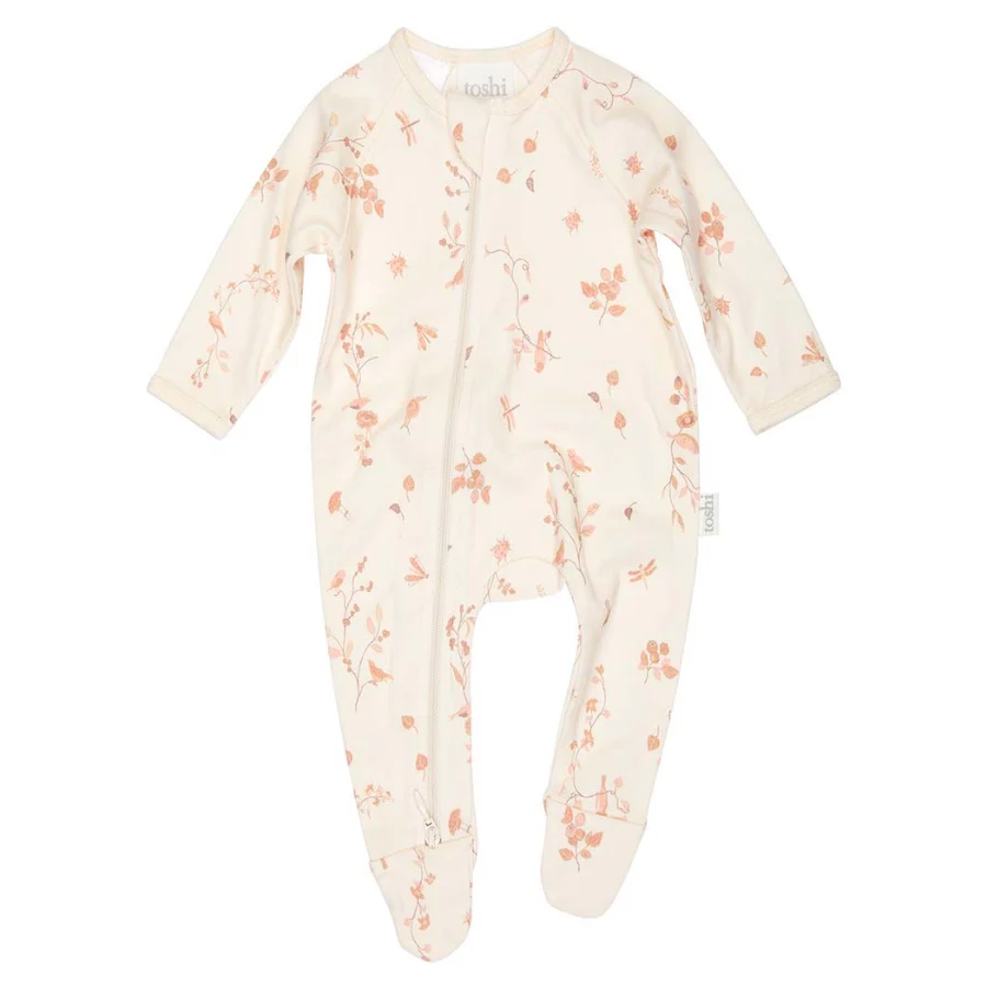 Toshi Long Sleeve Onesie - Classic / Songbirds