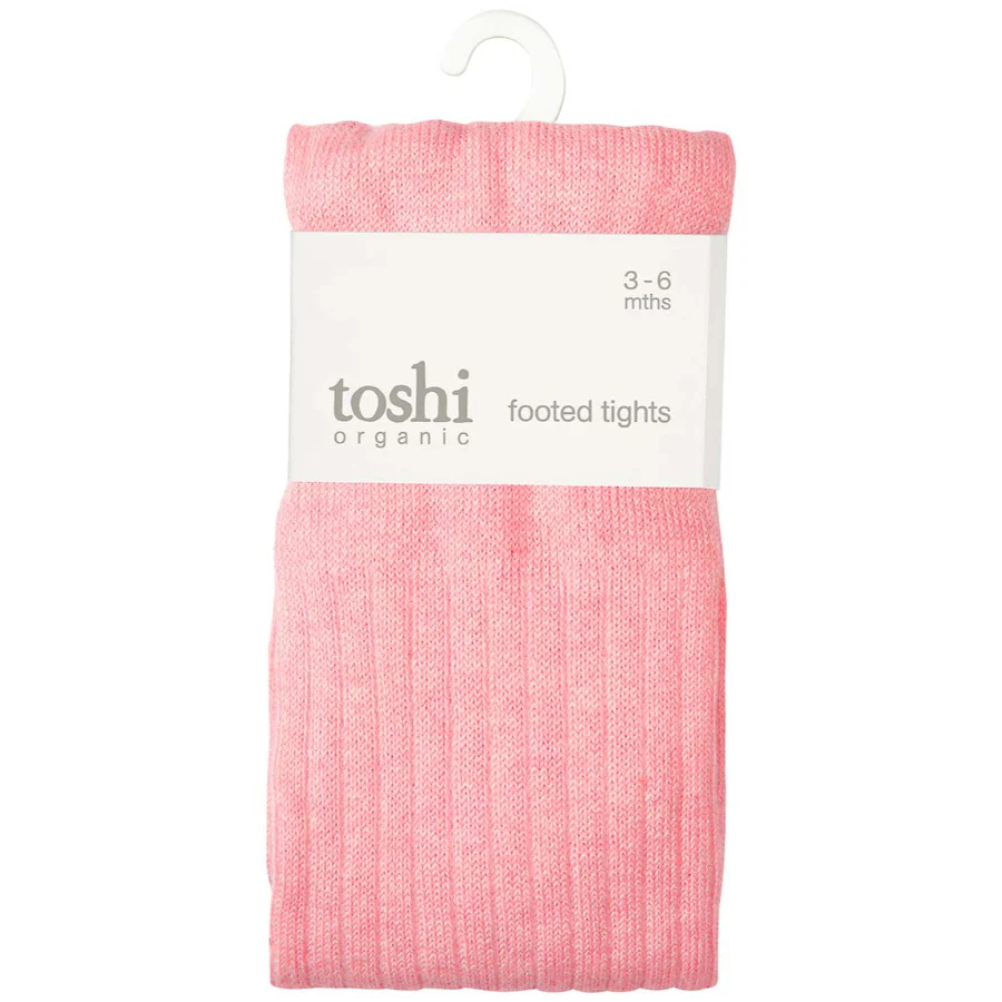 Toshi Organic Dreamtime Footed Tights - Carmine - Image 4