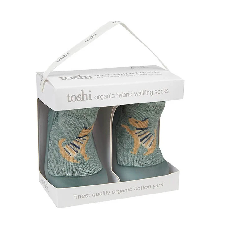 Toshi Organic Hybrid Walking Socks - Jacquard / Lapdog - Image 3