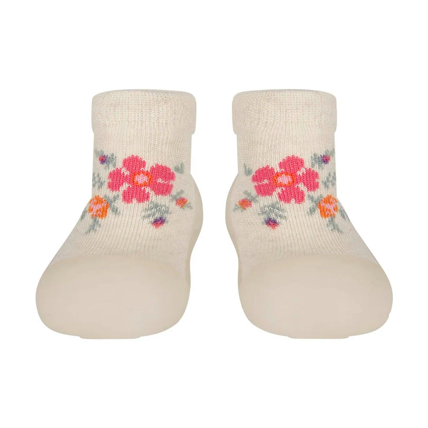 Organic Hybrid Walking Socks - Jacquard / Louisa