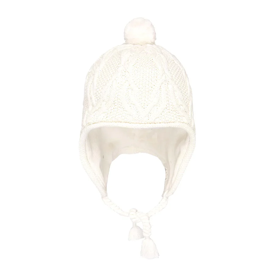 Organic Earmuff - Bowie / Cream