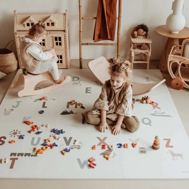 EVA 9 Piece Puzzlemat - Alphabet/Terrazzo