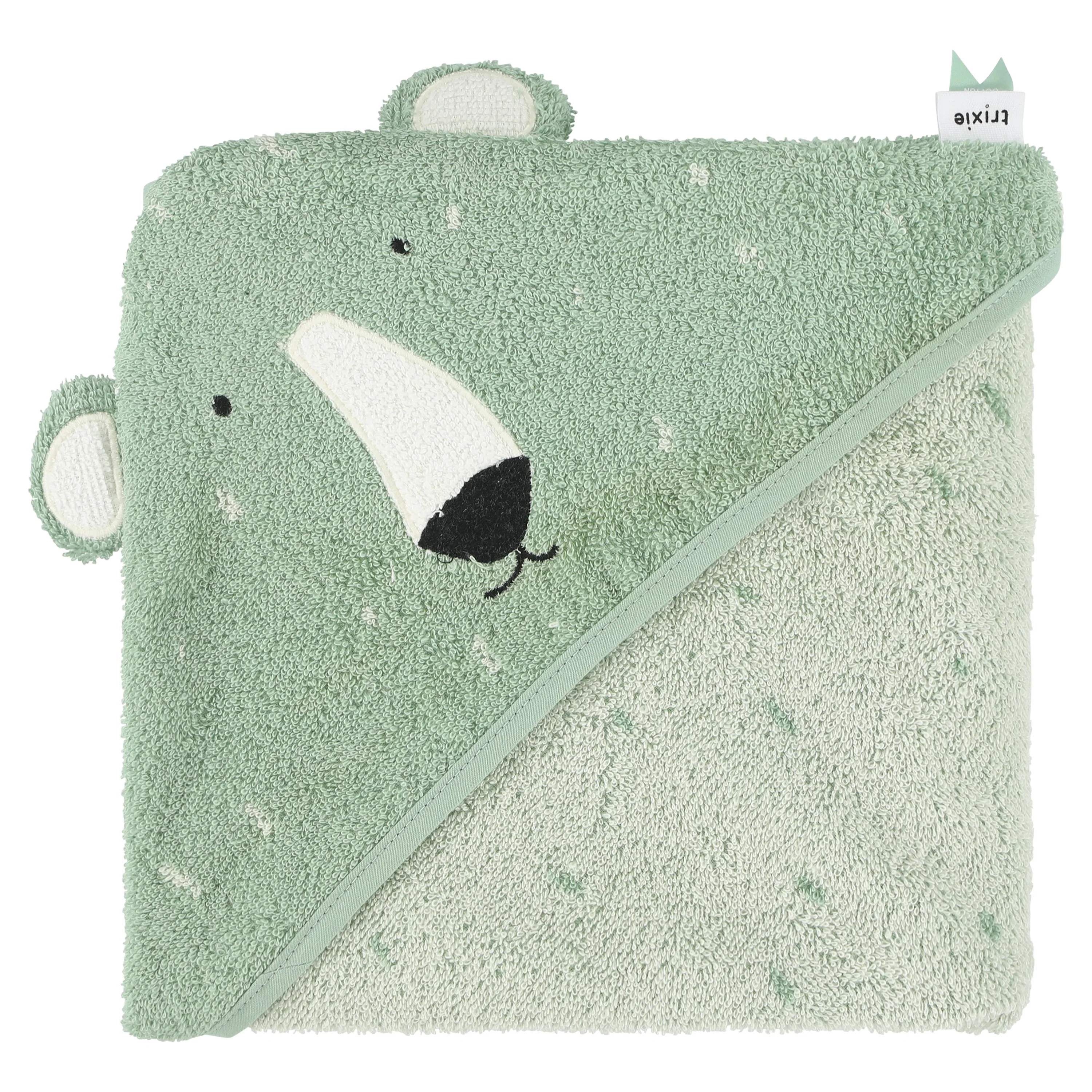 Organic Hooded Towel - Mr. Polar Bear