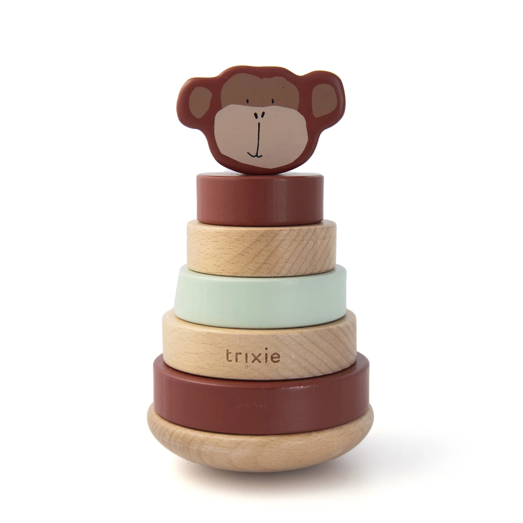 Wooden Stacking Toy - Mr. Monkey