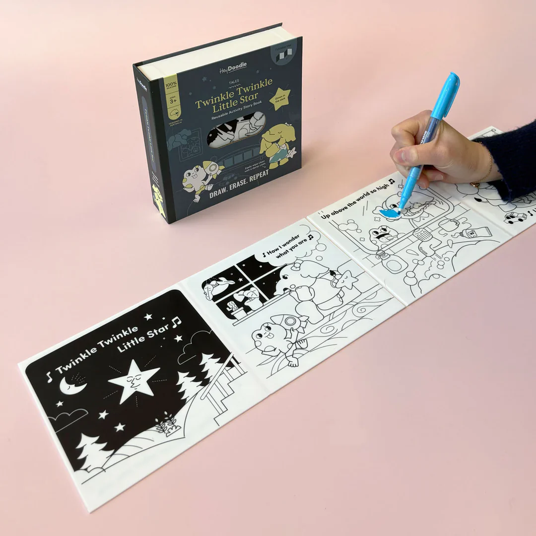 Twinkle Twinkle Little Star Tales - Reusable Colouring Book - Image 4
