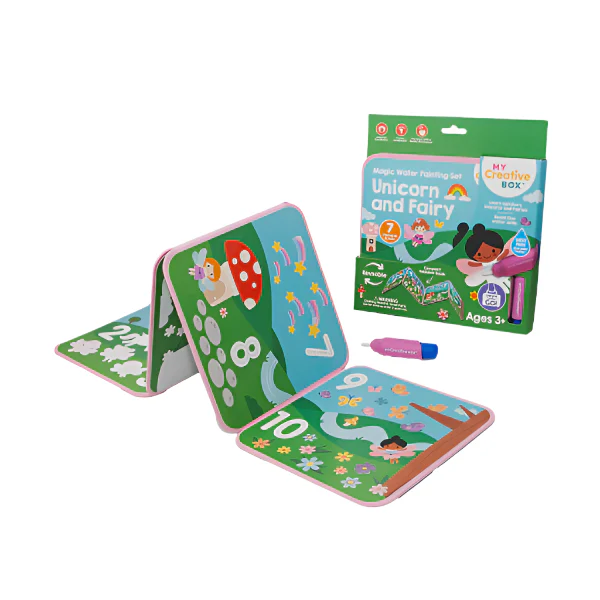 Unicorn and Fairy Magic Water Painting Set - Image 2