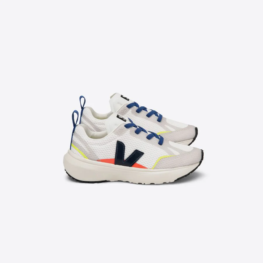 Canary Elastic Laces - White Nautico