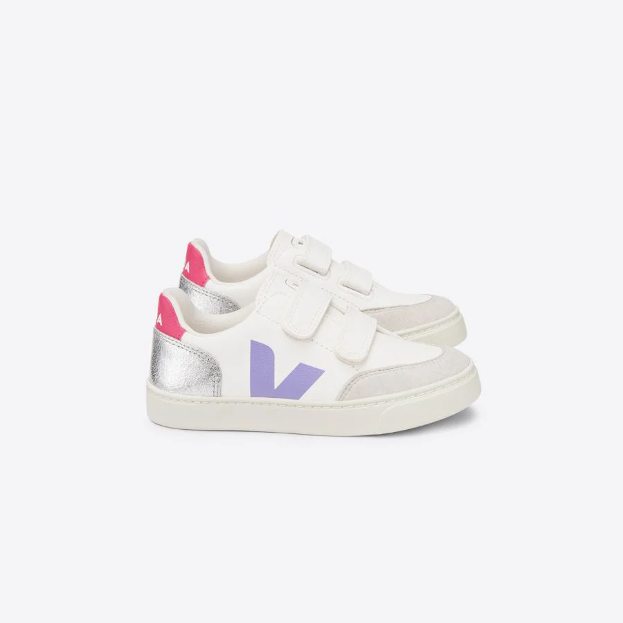 V-12 Velcro Leather - Multico/Silver