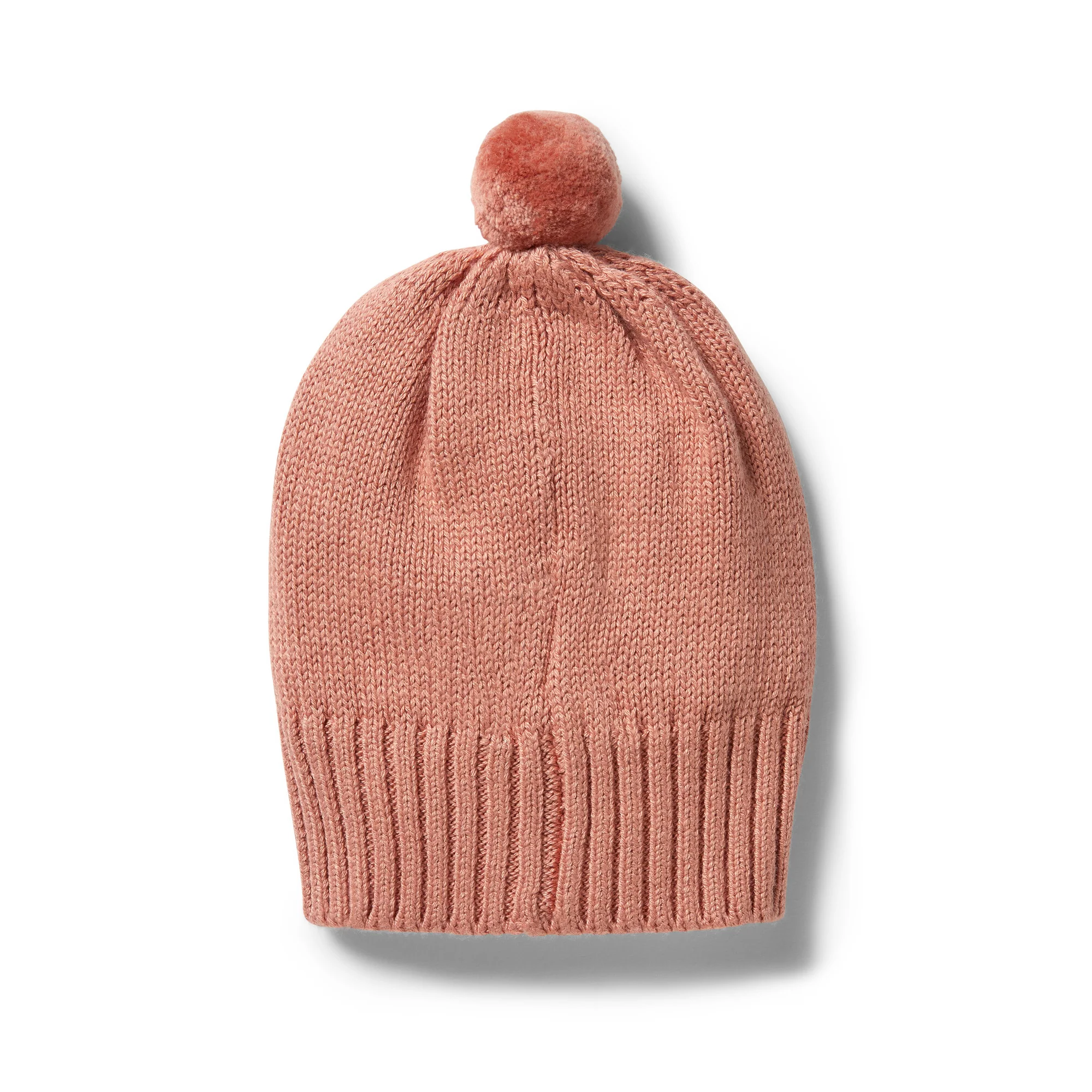 Knitted Cable Hat - Cream Tan - Image 3