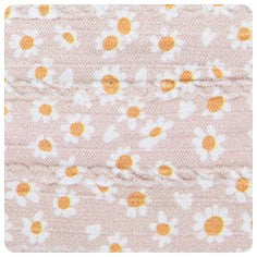 Ayla Wide Bow Headband - Taupe Floral - Image 3