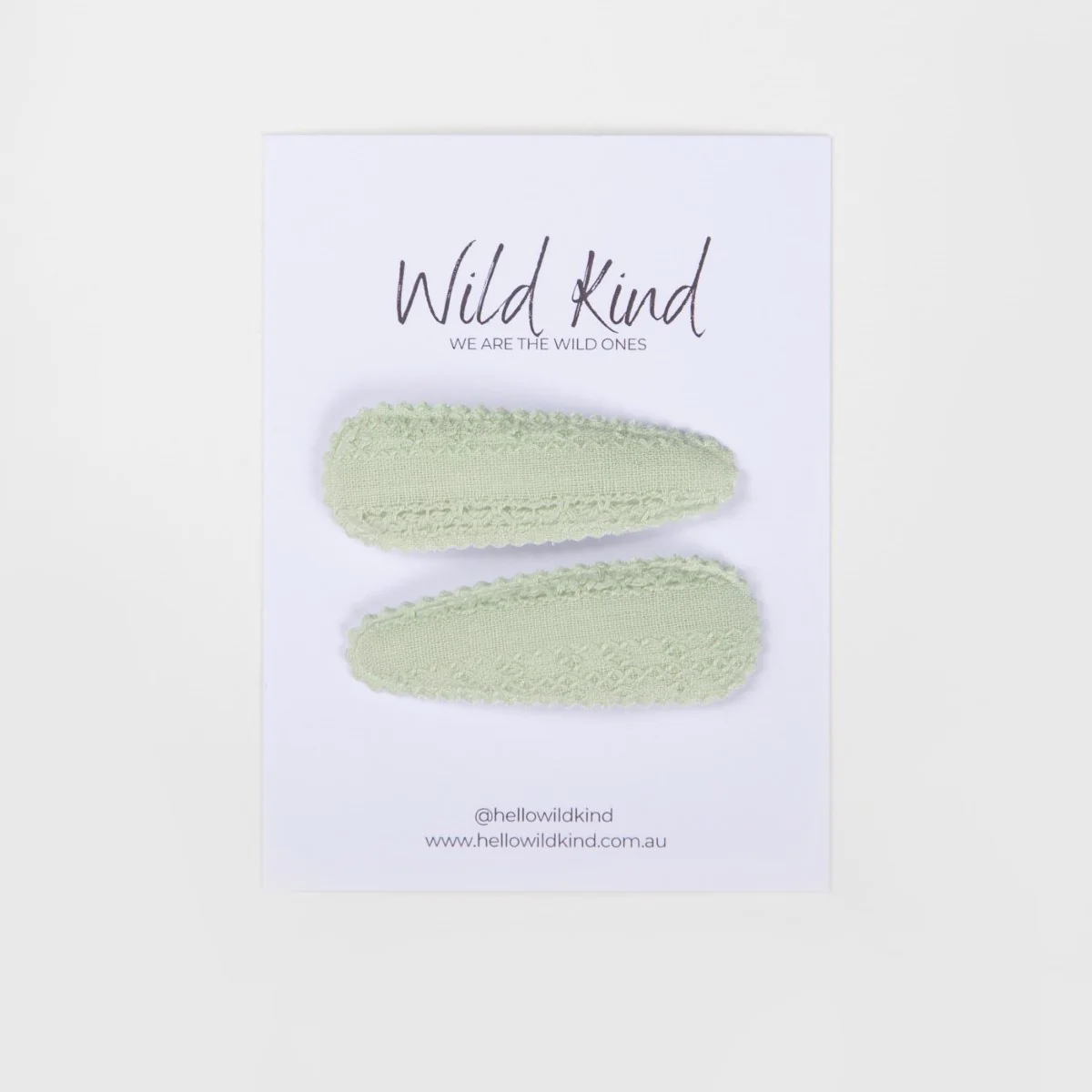 Elise Hair Clips - Sage