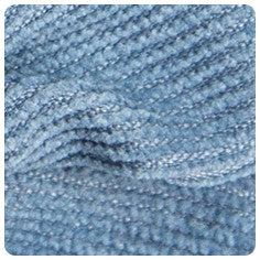 Florence Cord Bow Headband - Dusty Blue - Image 3