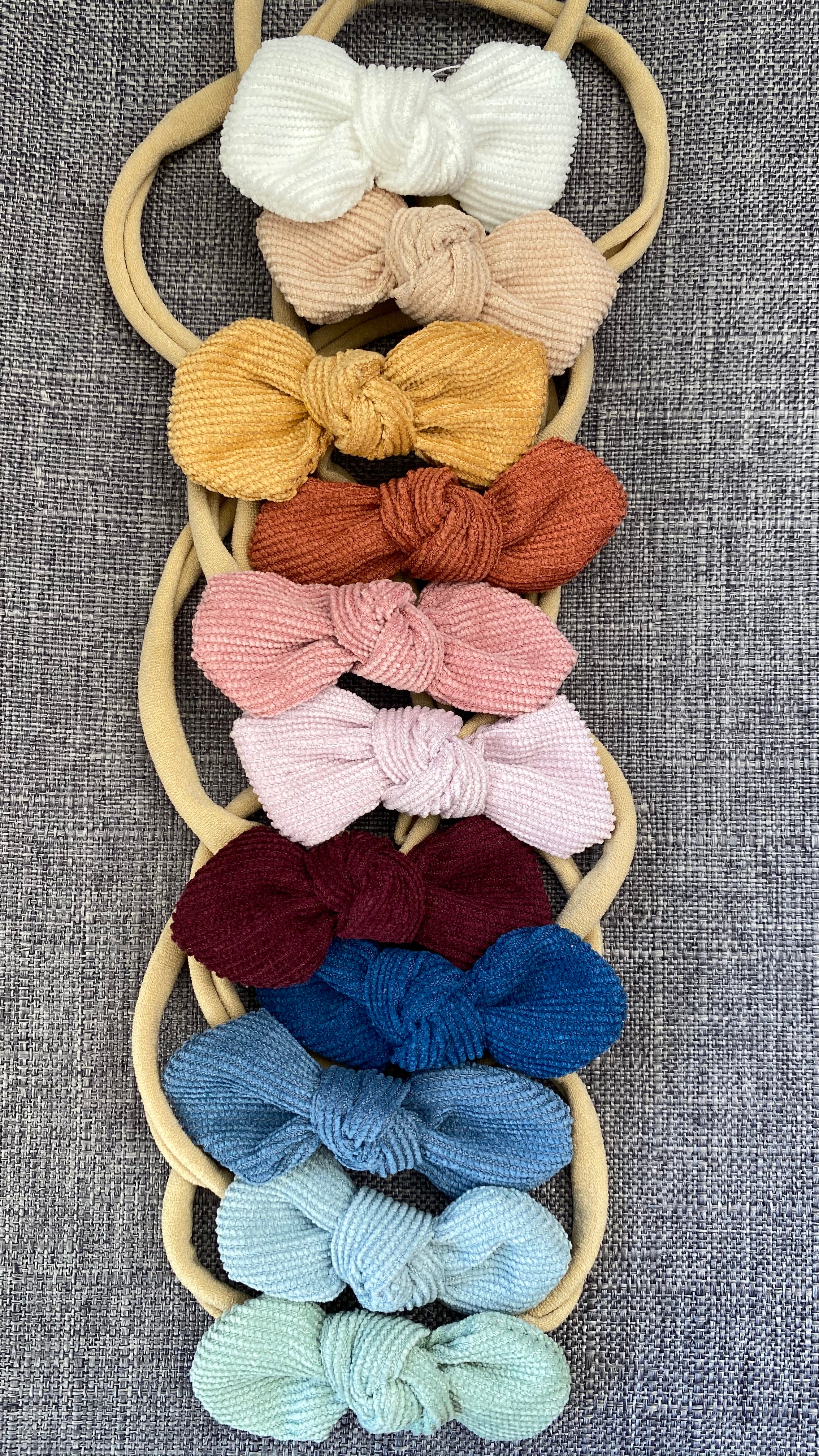 Ida Small Cord Bow - Dusty Pink - Image 2
