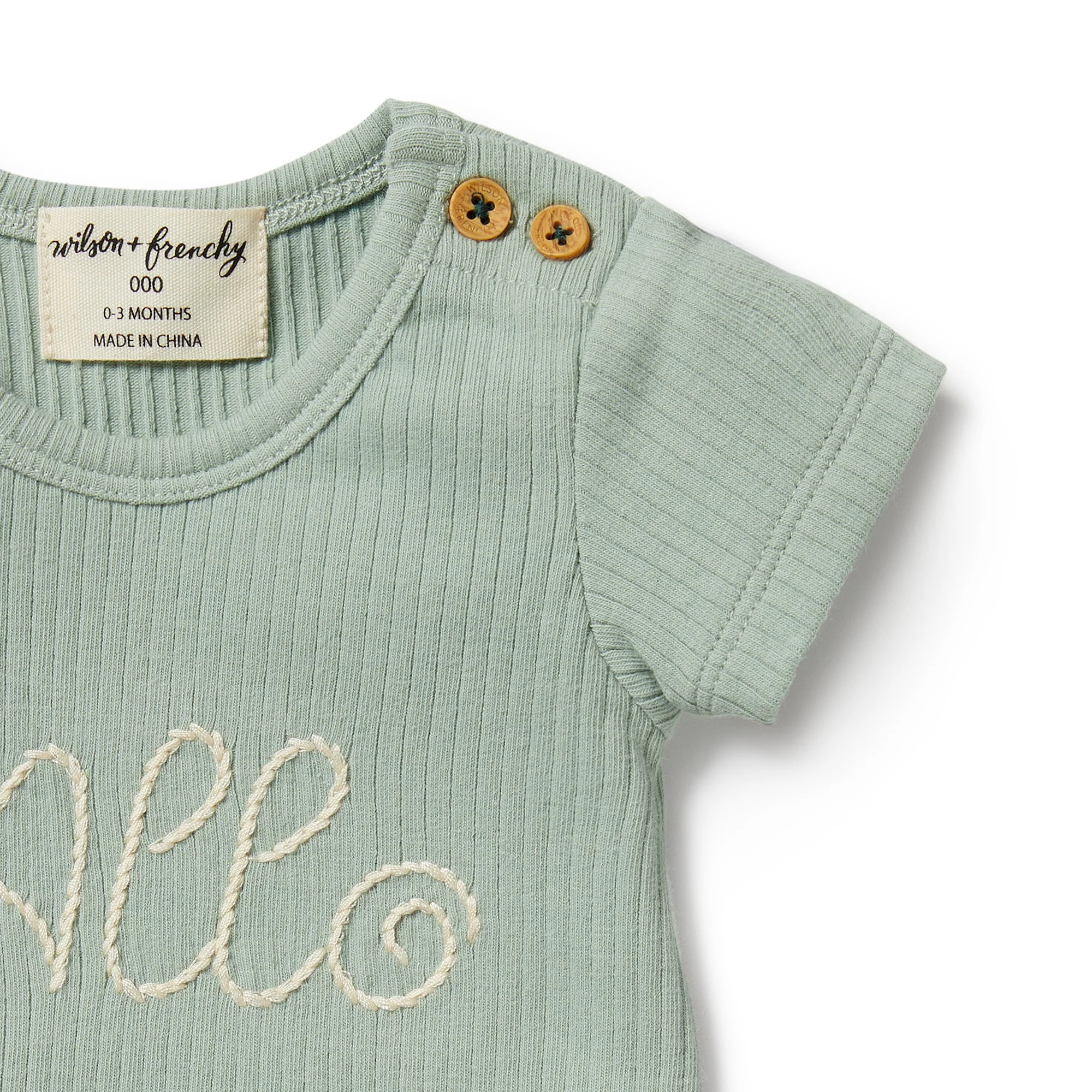 Wilson and Frenchy Allo Organic Rib Tee - Image 3