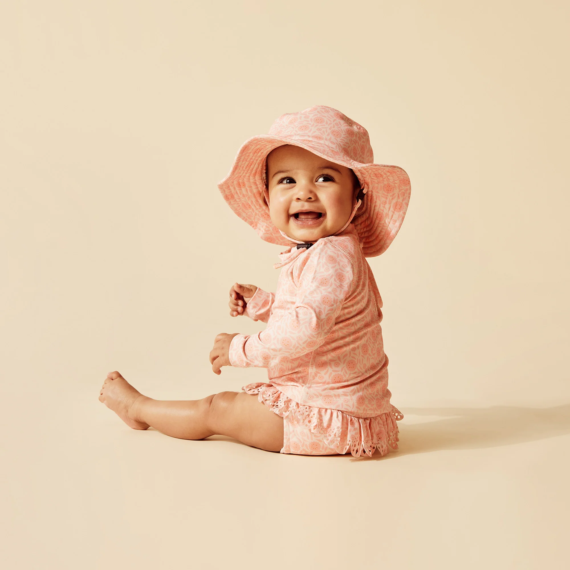Amelie Floral Swim Sun Hat - Image 5