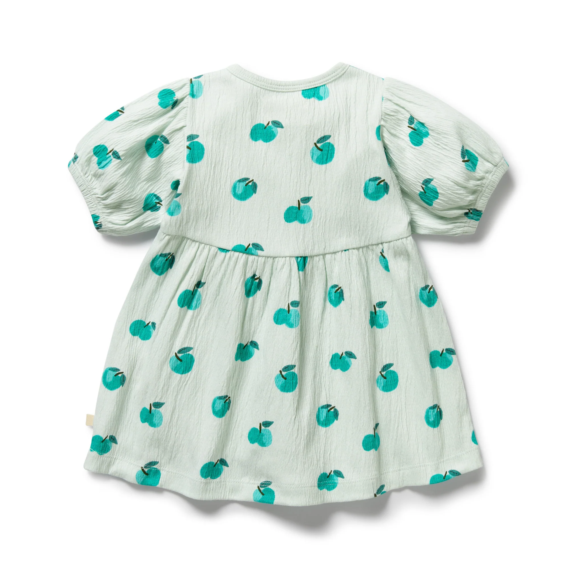 Organic Button Dress - Apple Papple - Image 3