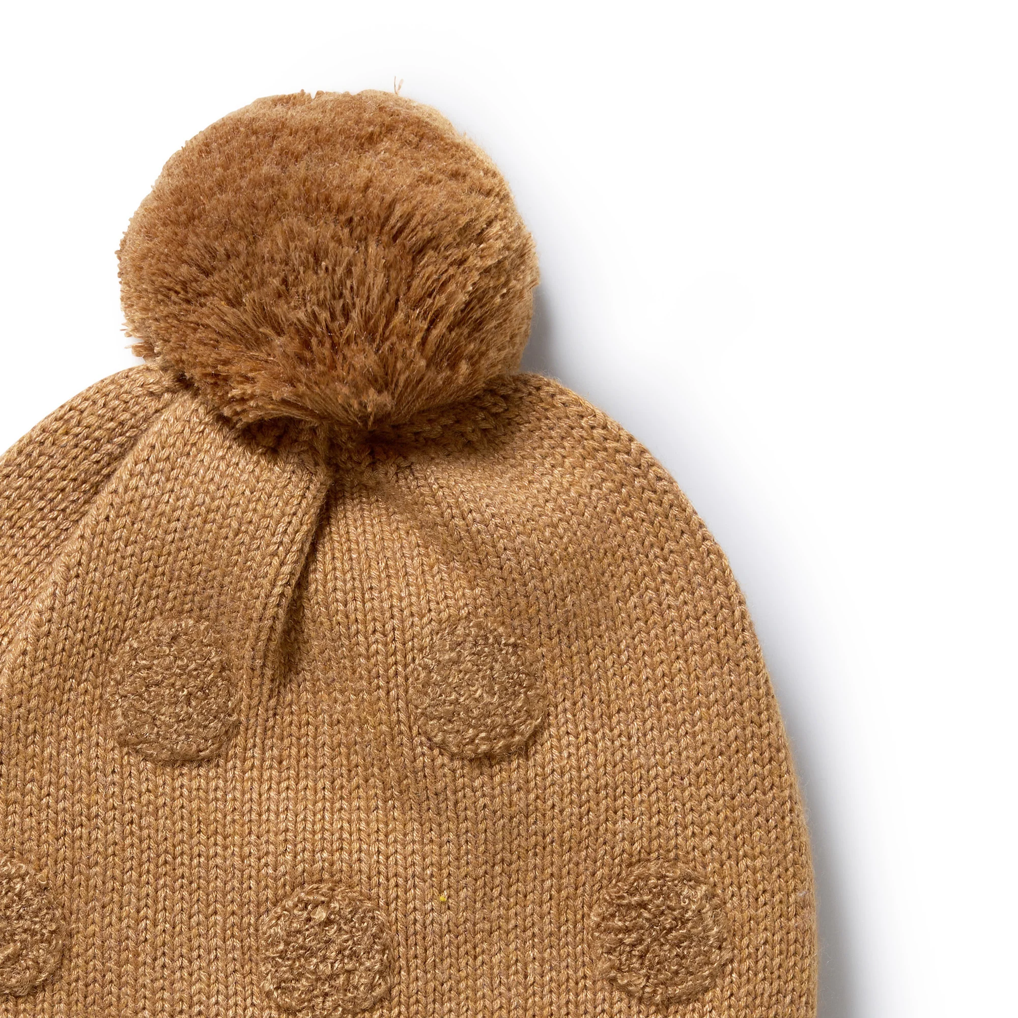 Autumn Organic Knitted Bauble Hat - Image 2