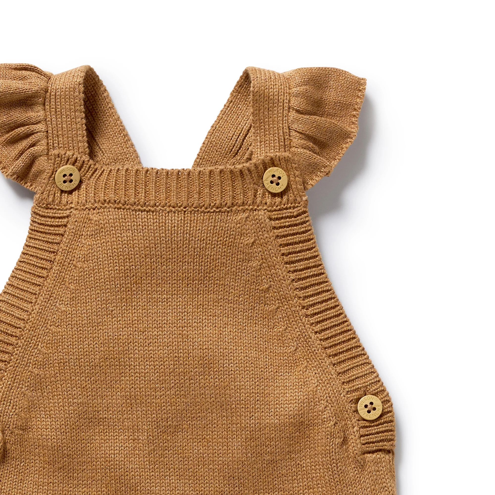Autumn Organic Knitted Ruffle Overall - Image 2