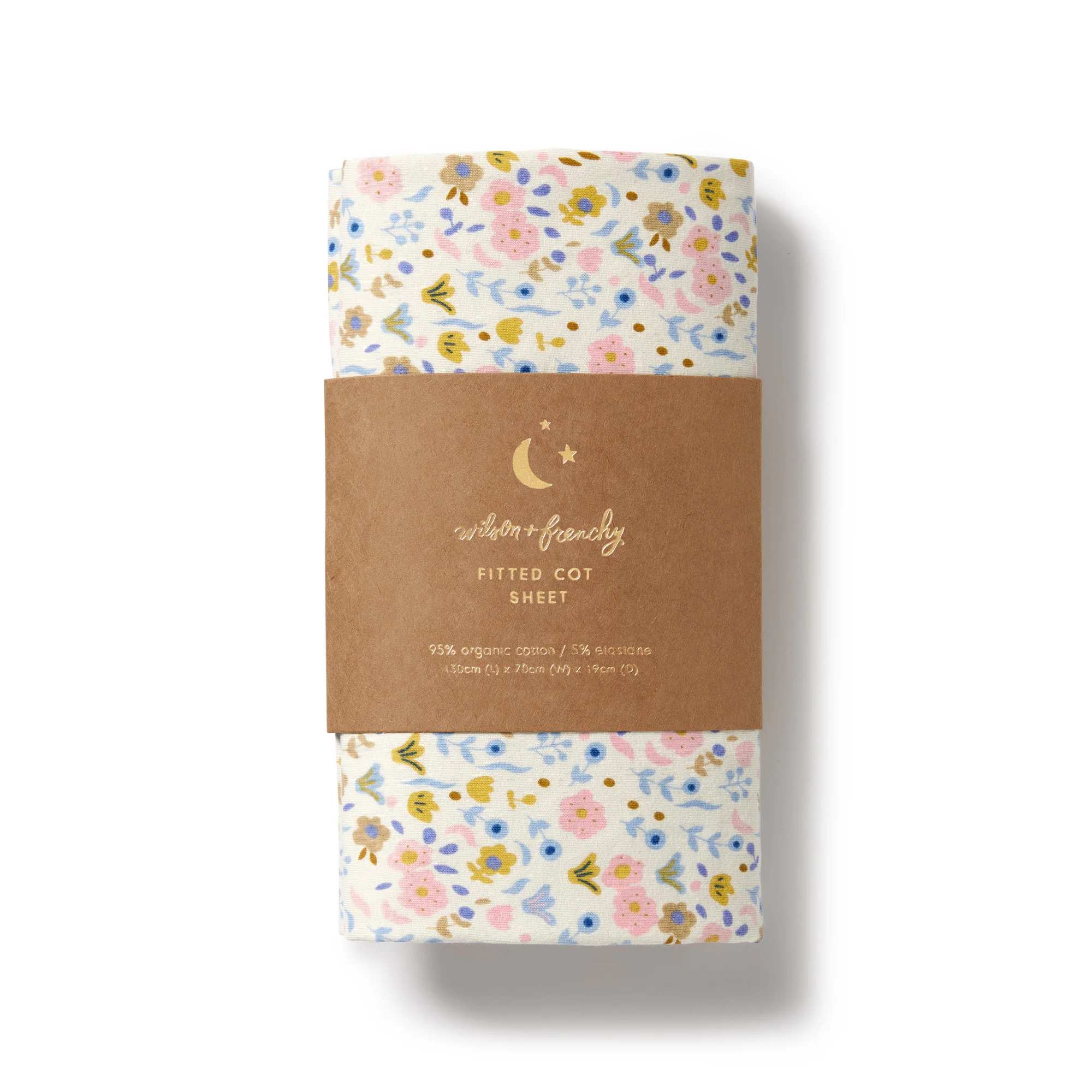 Ava Floral Organic Cot Sheet - Image 2