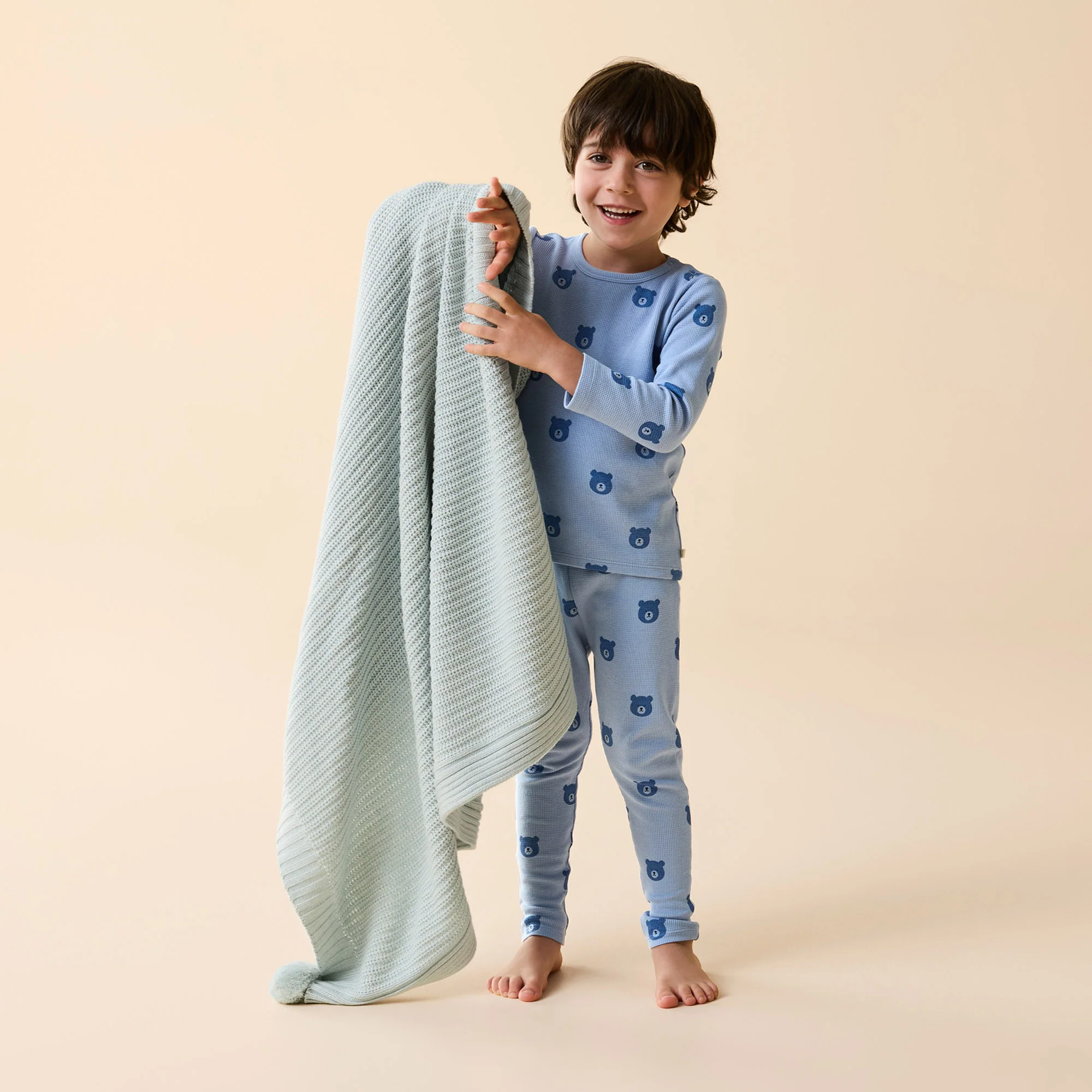 Bear Hugs Organic Waffle Legging - Image 2
