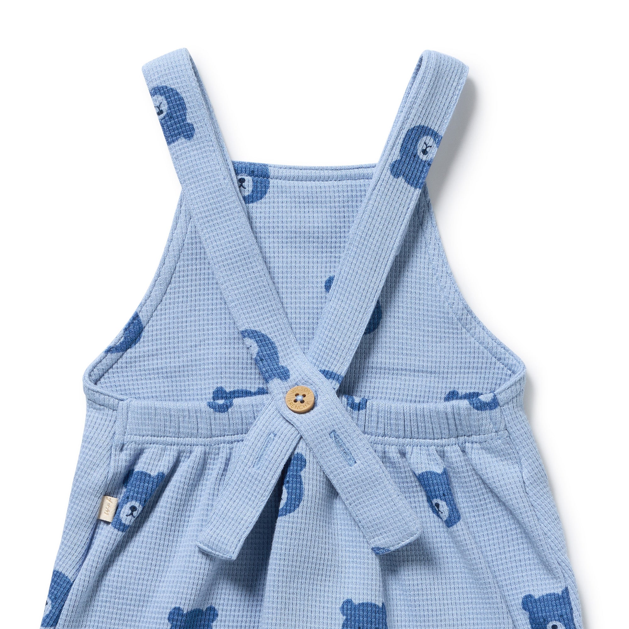 Bear Hugs Organic Waffle Overall - Image 4