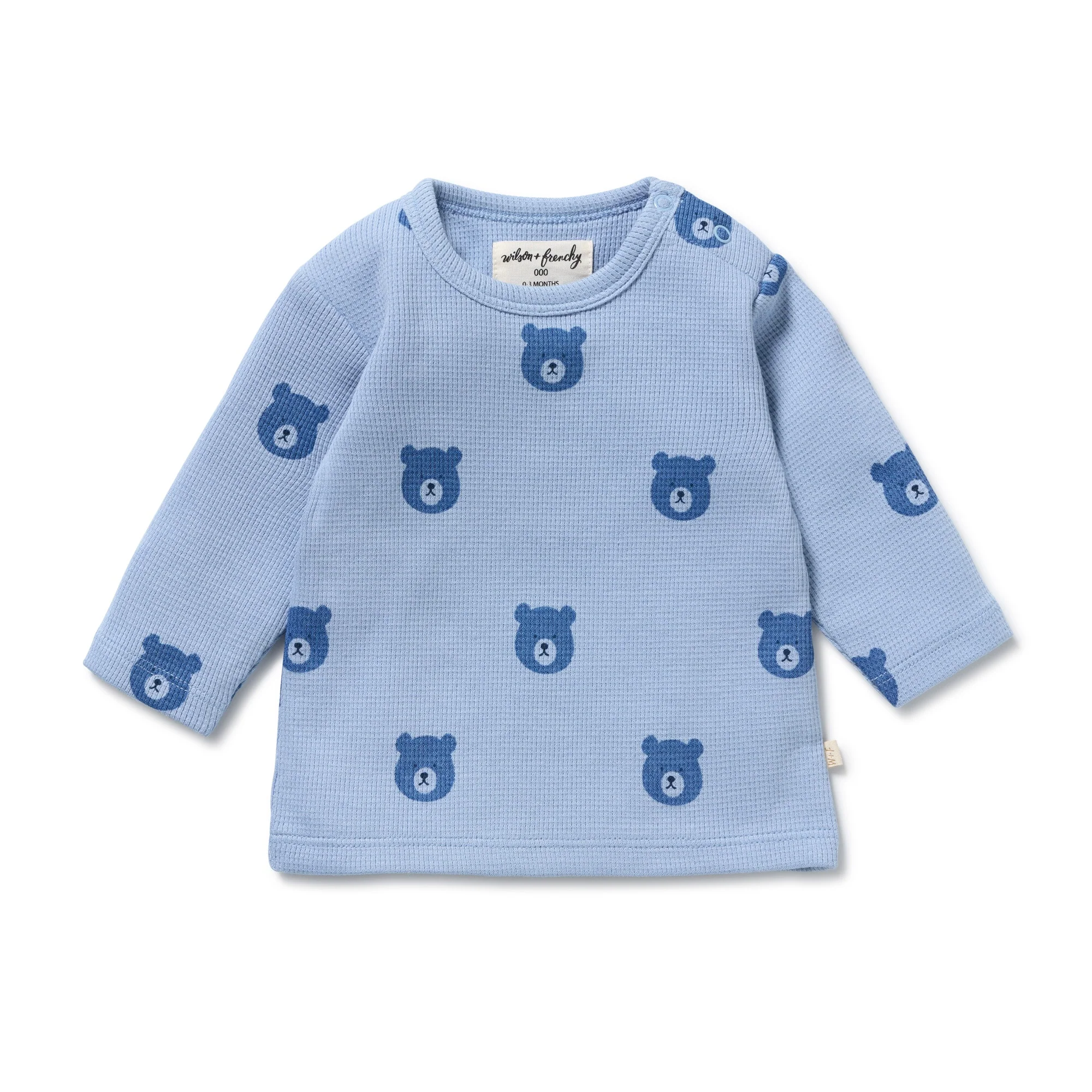 Bear Hugs Organic Waffle Top