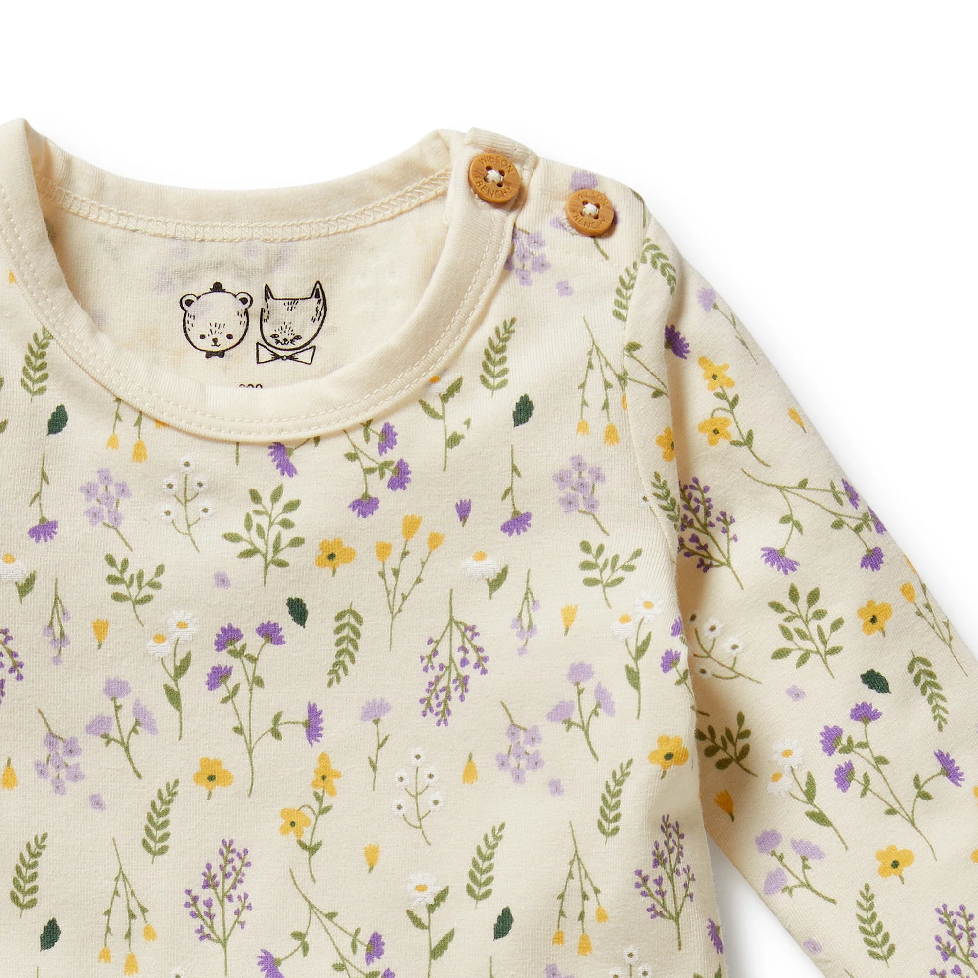 Wilson & Frenchy - Bella Floral Organic Bodysuit - Image 2