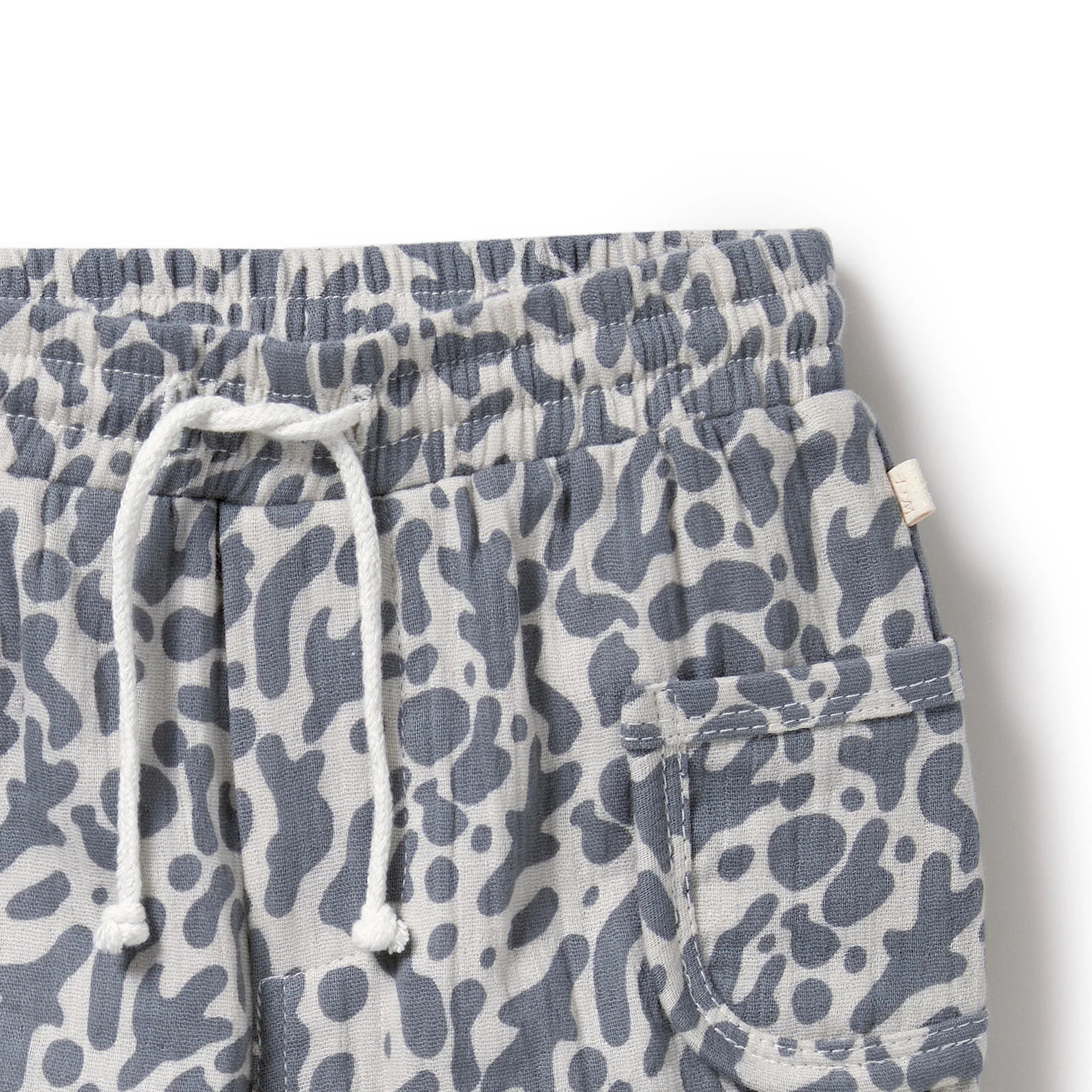 Wilson and Frenchy Blue Coral Organic Crinkle Pant - Image 3