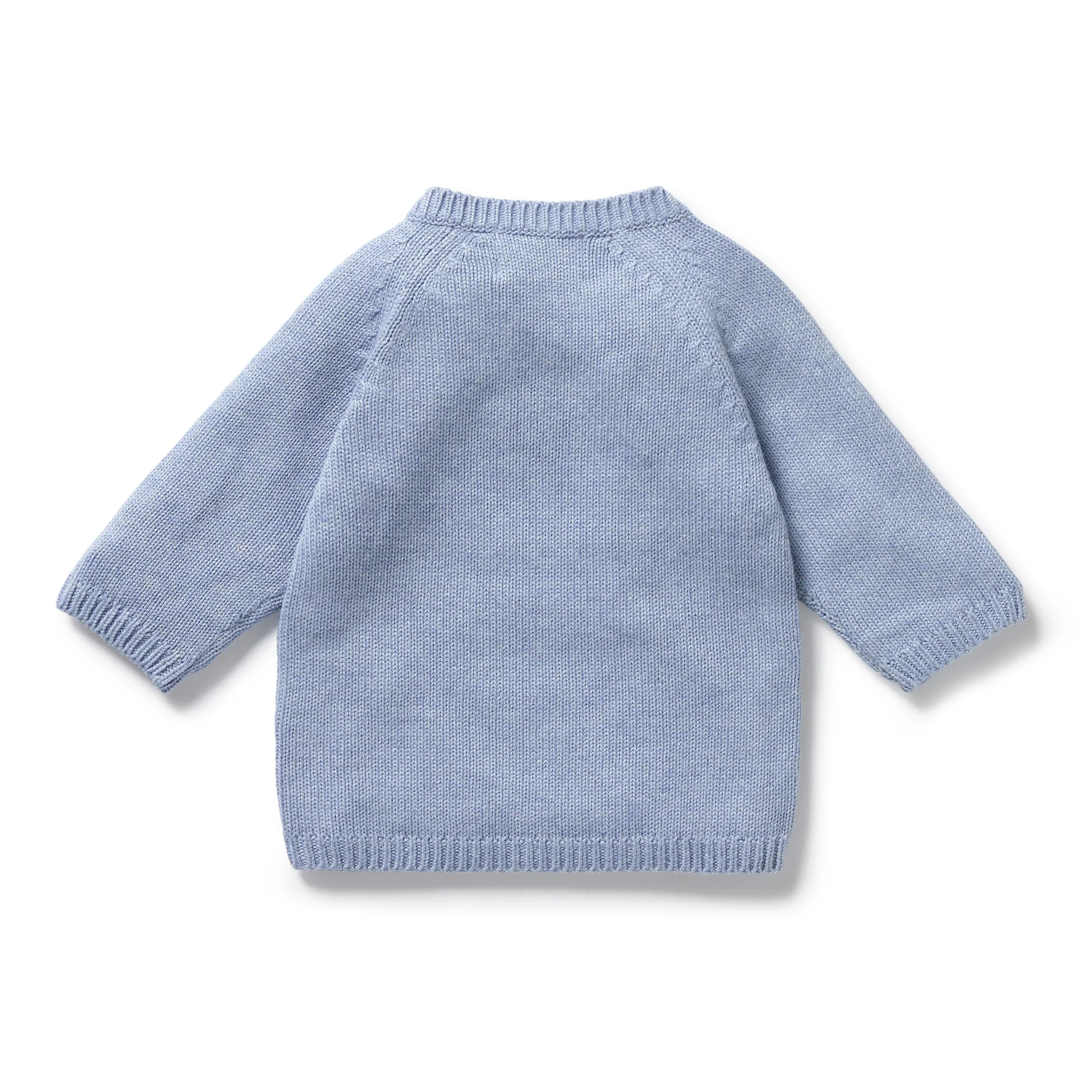 Wilson & Frenchy - Blue Speckle Organic Knitted Kimono Cardigan - Image 4
