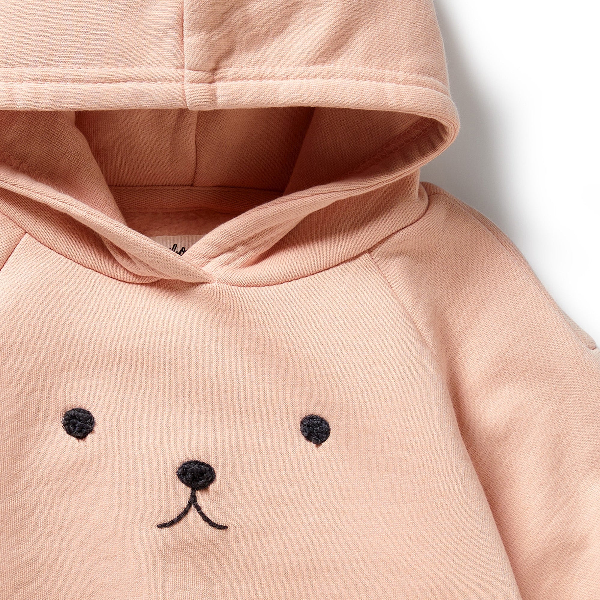 Wilson & Frenchy - Blush Pink Organic Terry Hooded Sweat - Image 3
