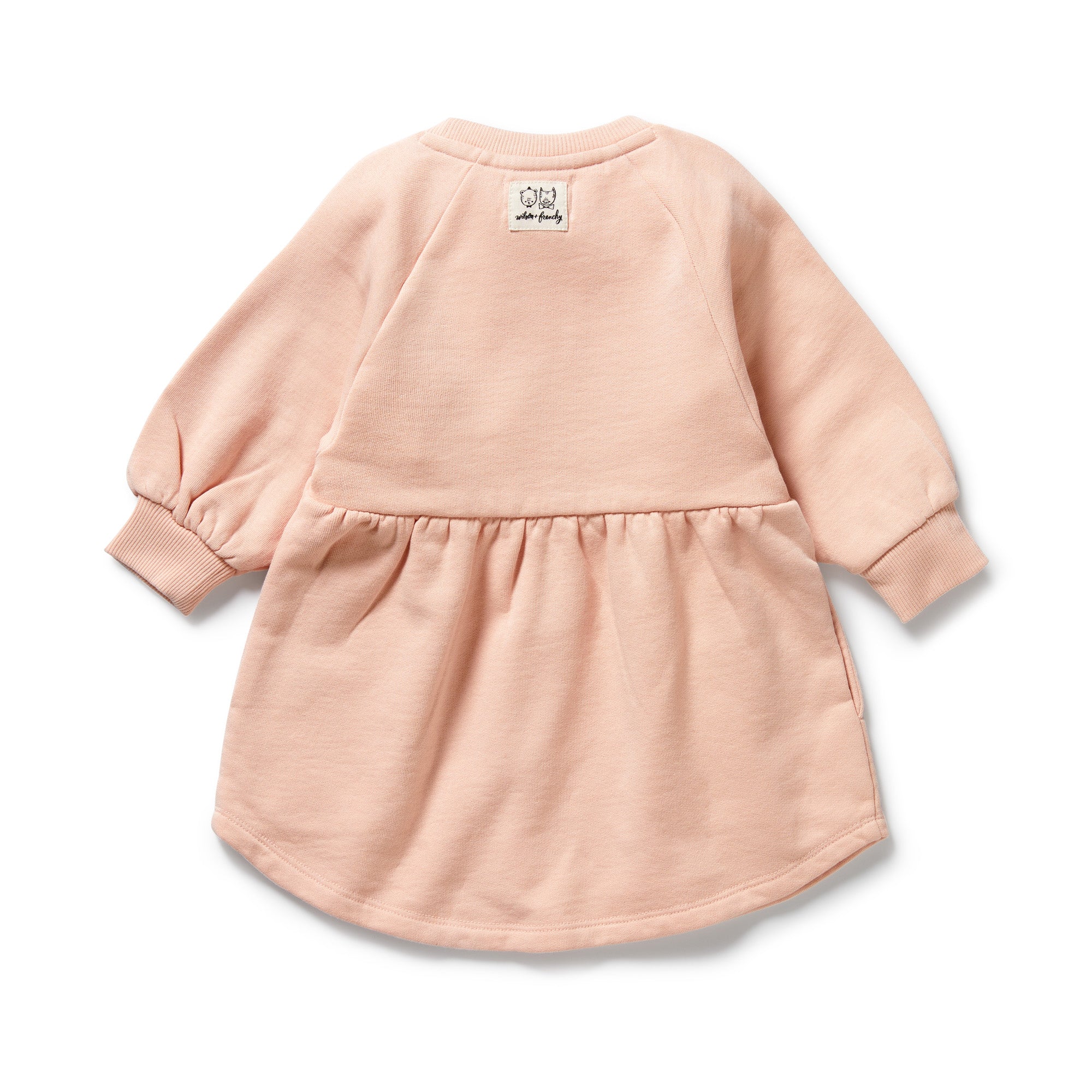 Wilson & Frenchy - Blush Pink Organic Terry Sweat Dress - Image 4