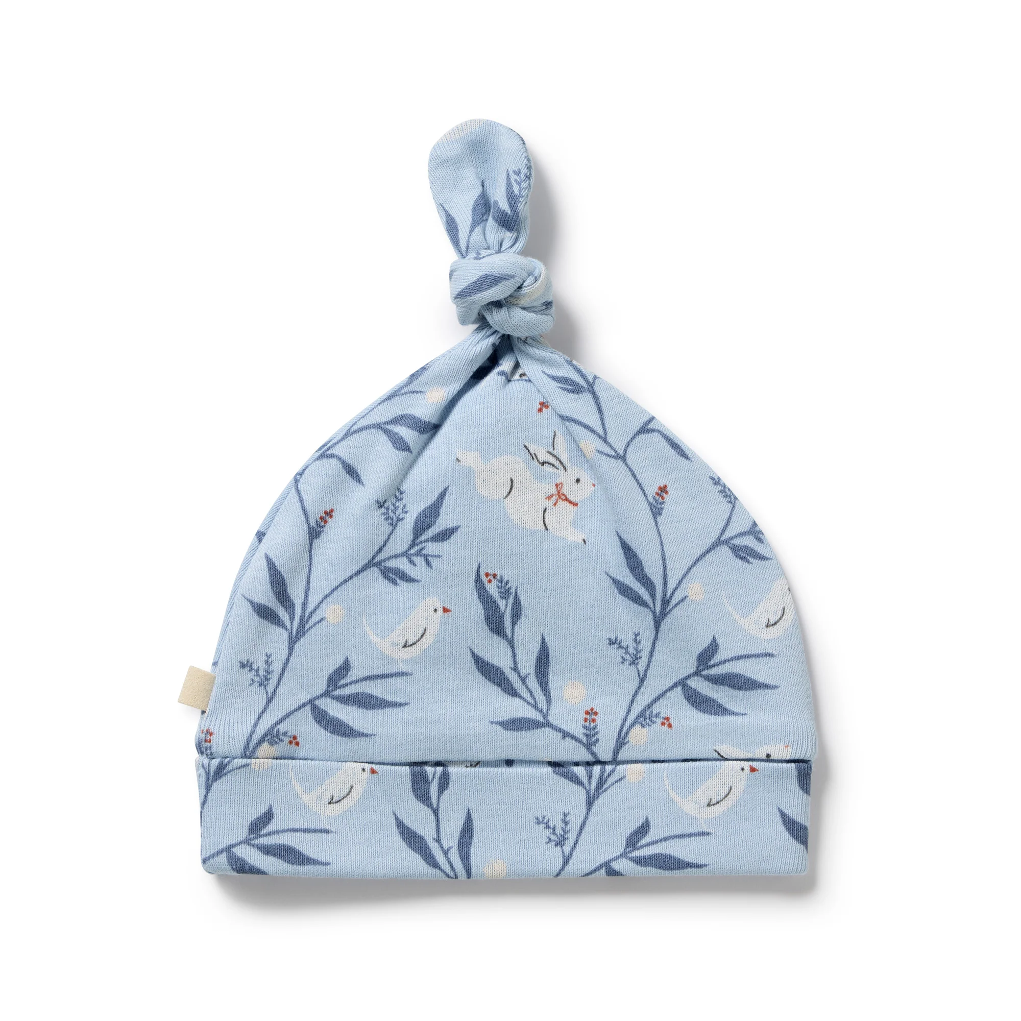 Bunny Whistle Organic Knot Hat - Image 3