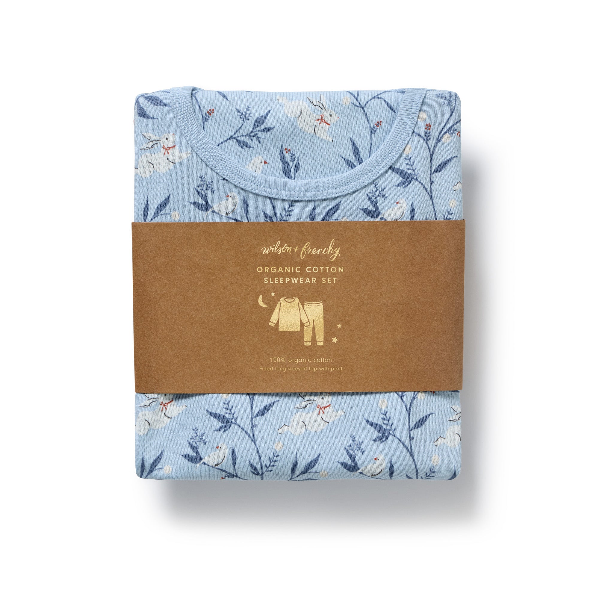Bunny Whistle Organic Long Sleeved Pyjamas - Image 5