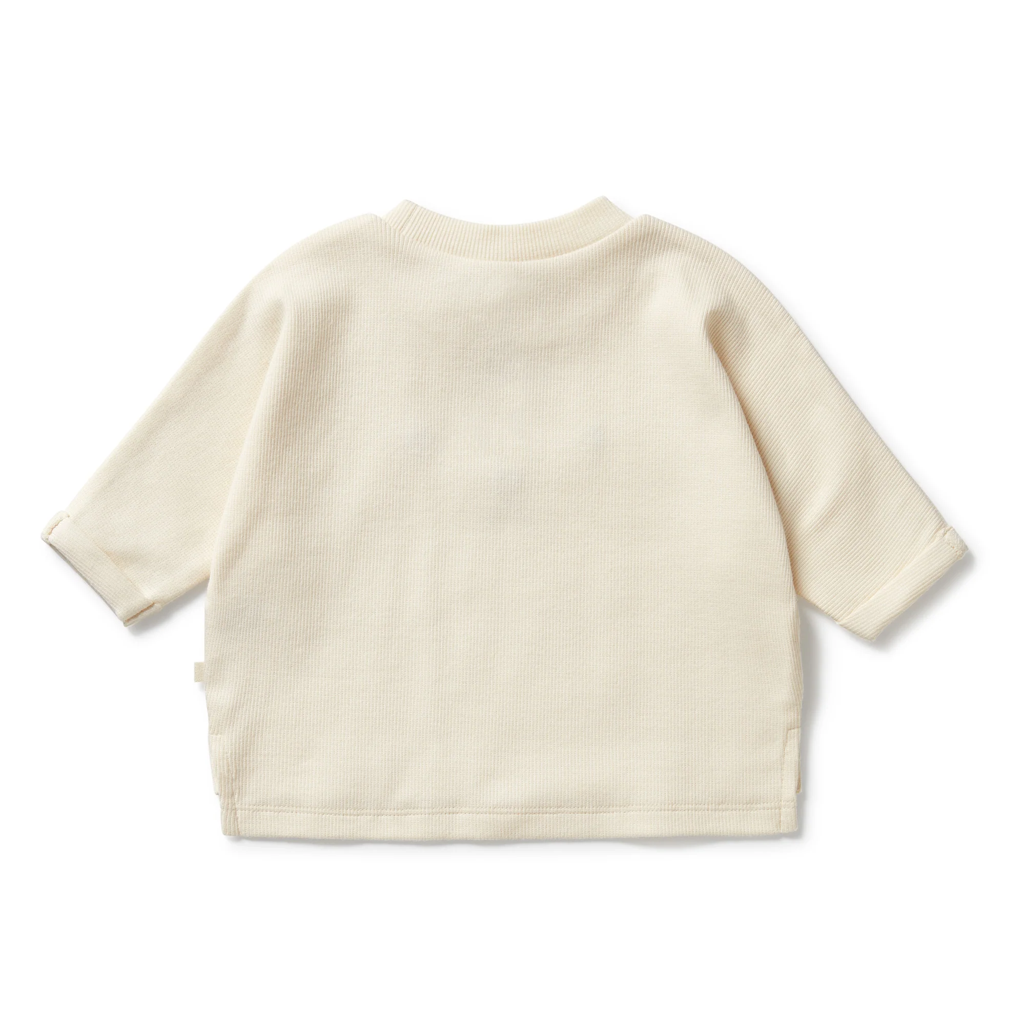 Wilson & Frenchy - Buttermilk Organic Rib Long Sleeved Top - Image 4