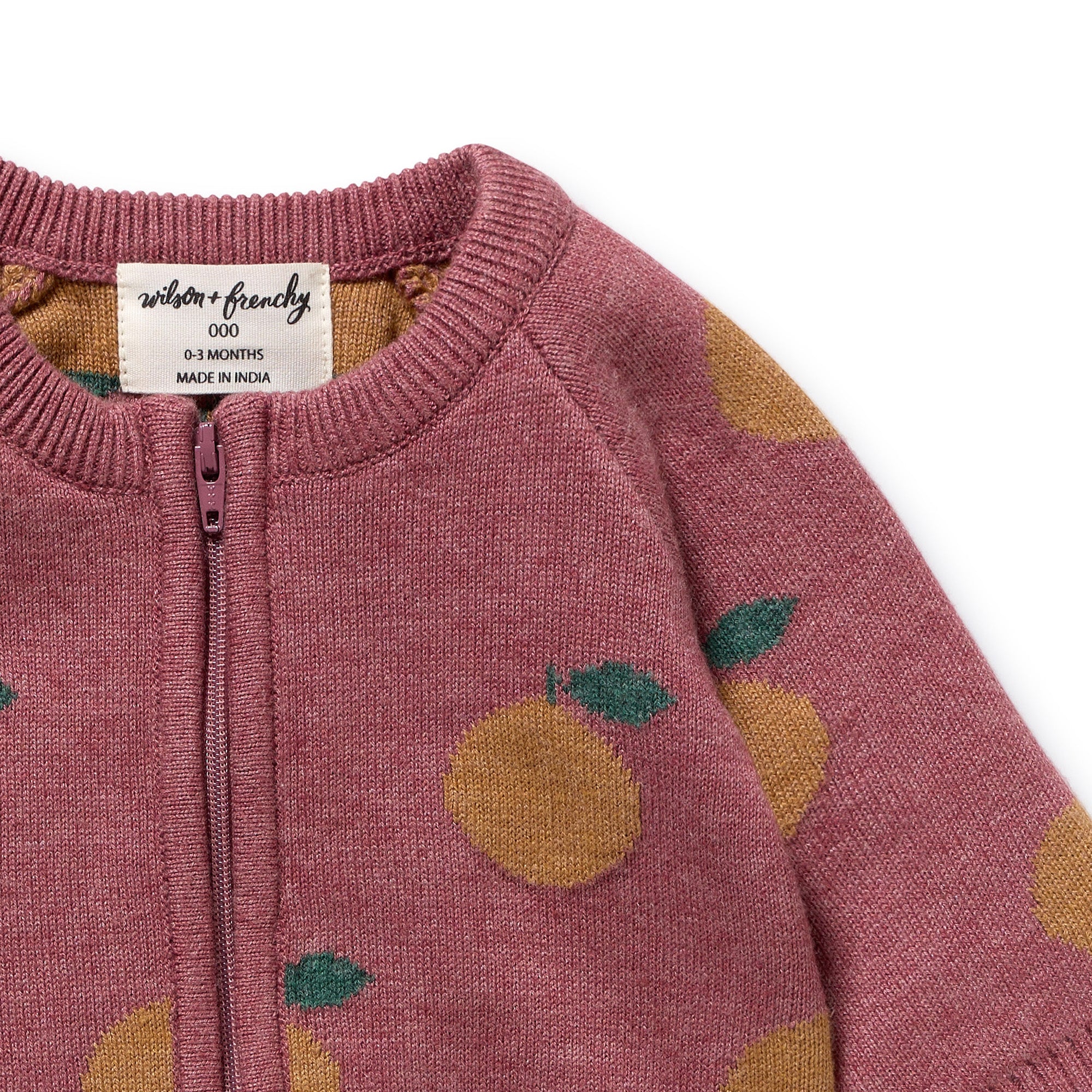 Clementine Organic Knitted Jacquard Growsuit - Image 2
