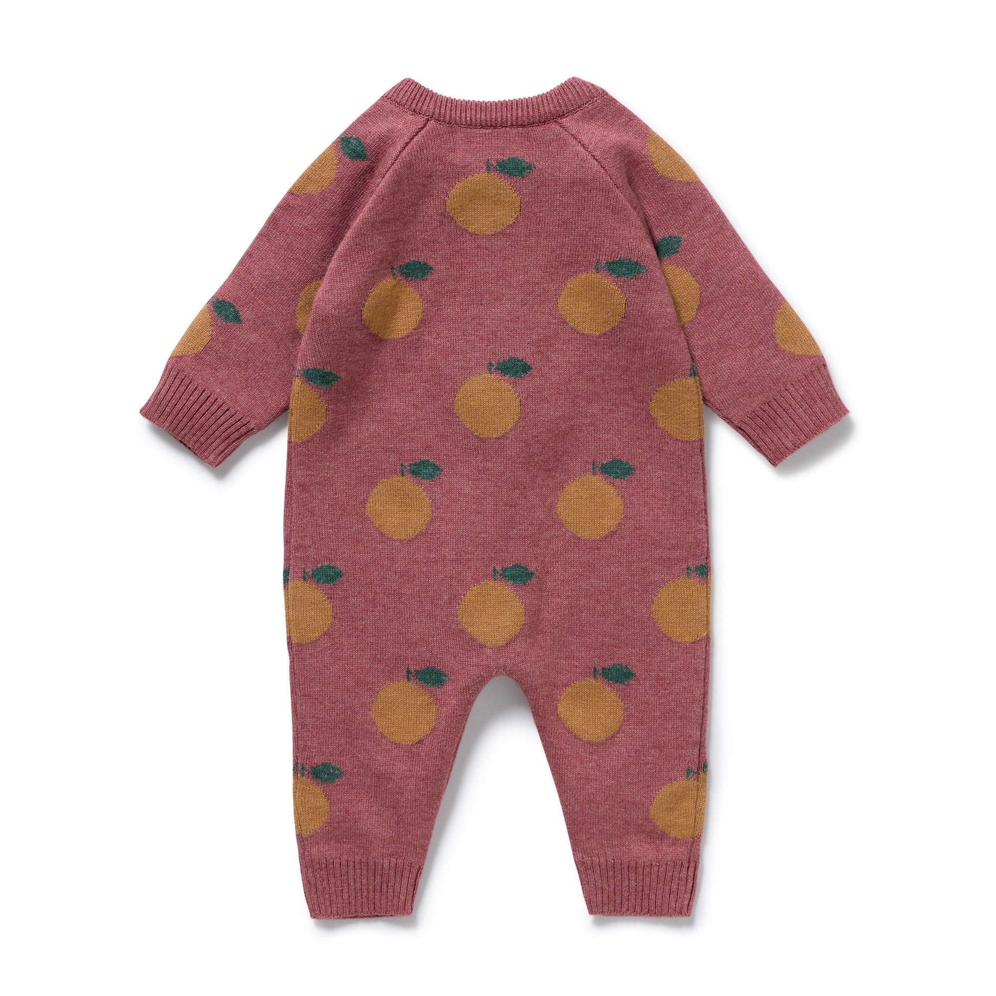 Clementine Organic Knitted Jacquard Growsuit - Image 4