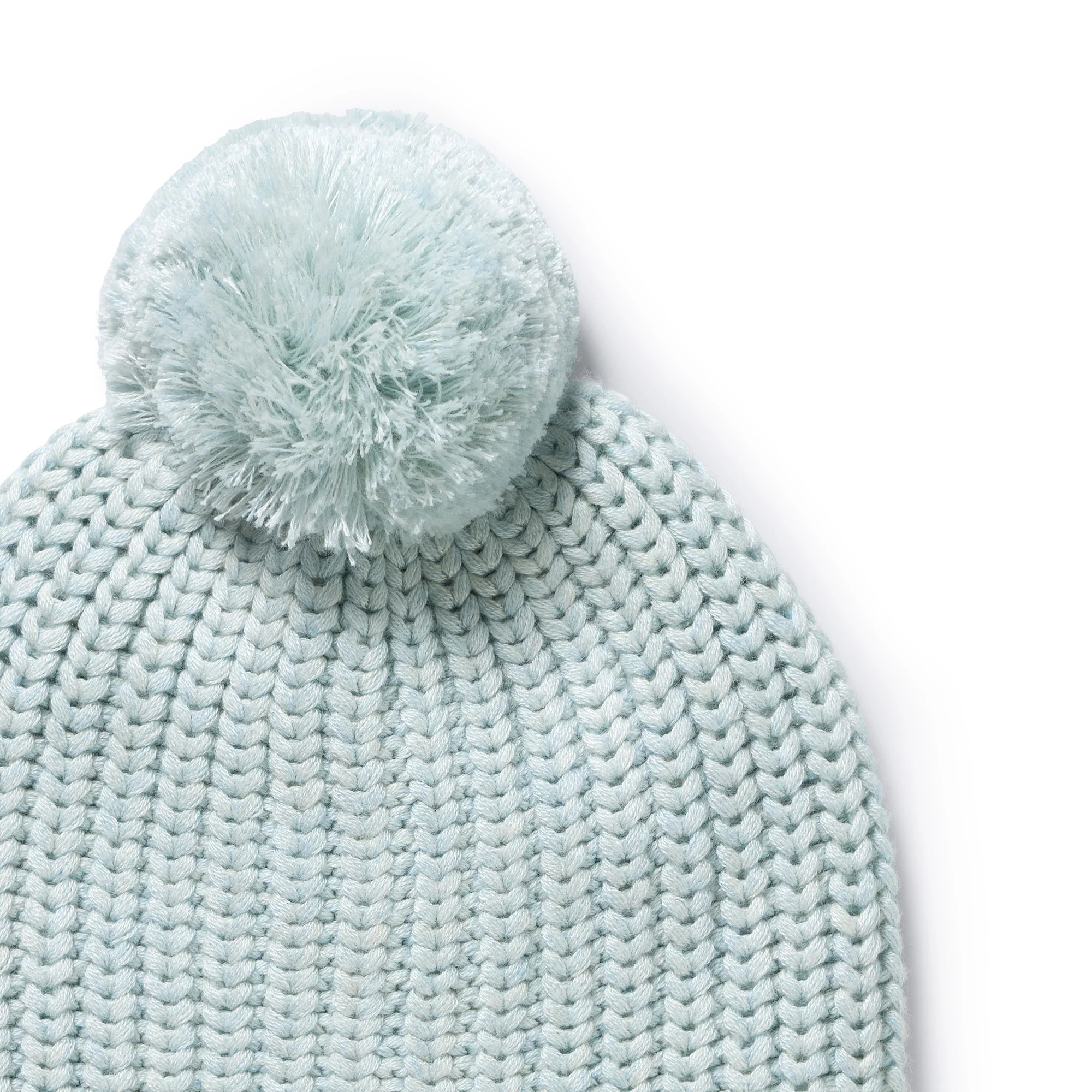 Cloud Blue Organic Knitted Hat - Image 5