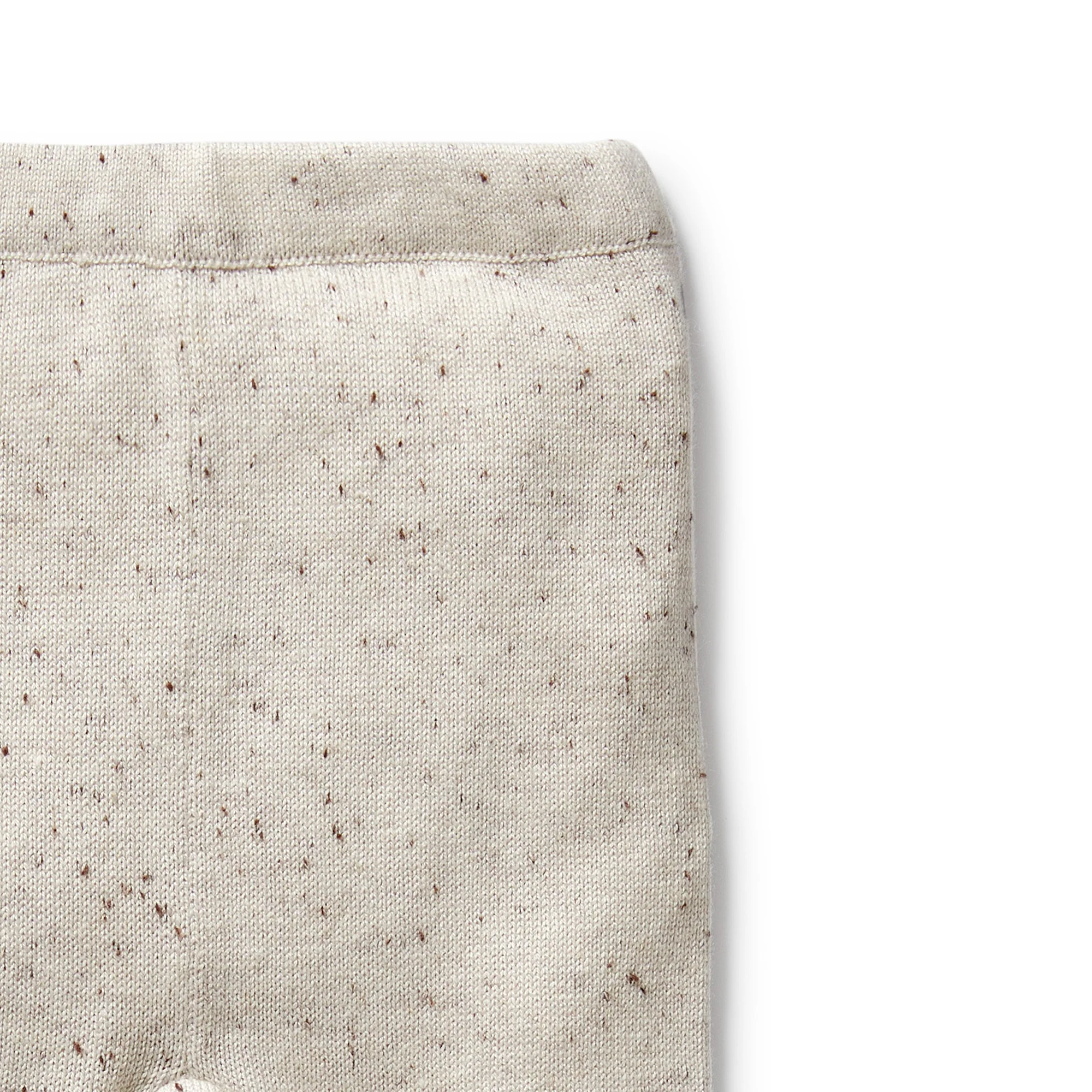Wilson & Frenchy - Cookie and Cream Organic Knitted Legging with Feet - Image 2