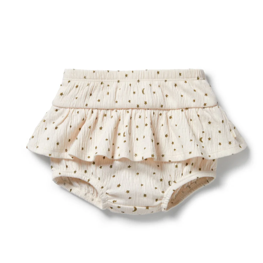 Crinkle Ruffle Nappy Pant - Chasing the Moon
