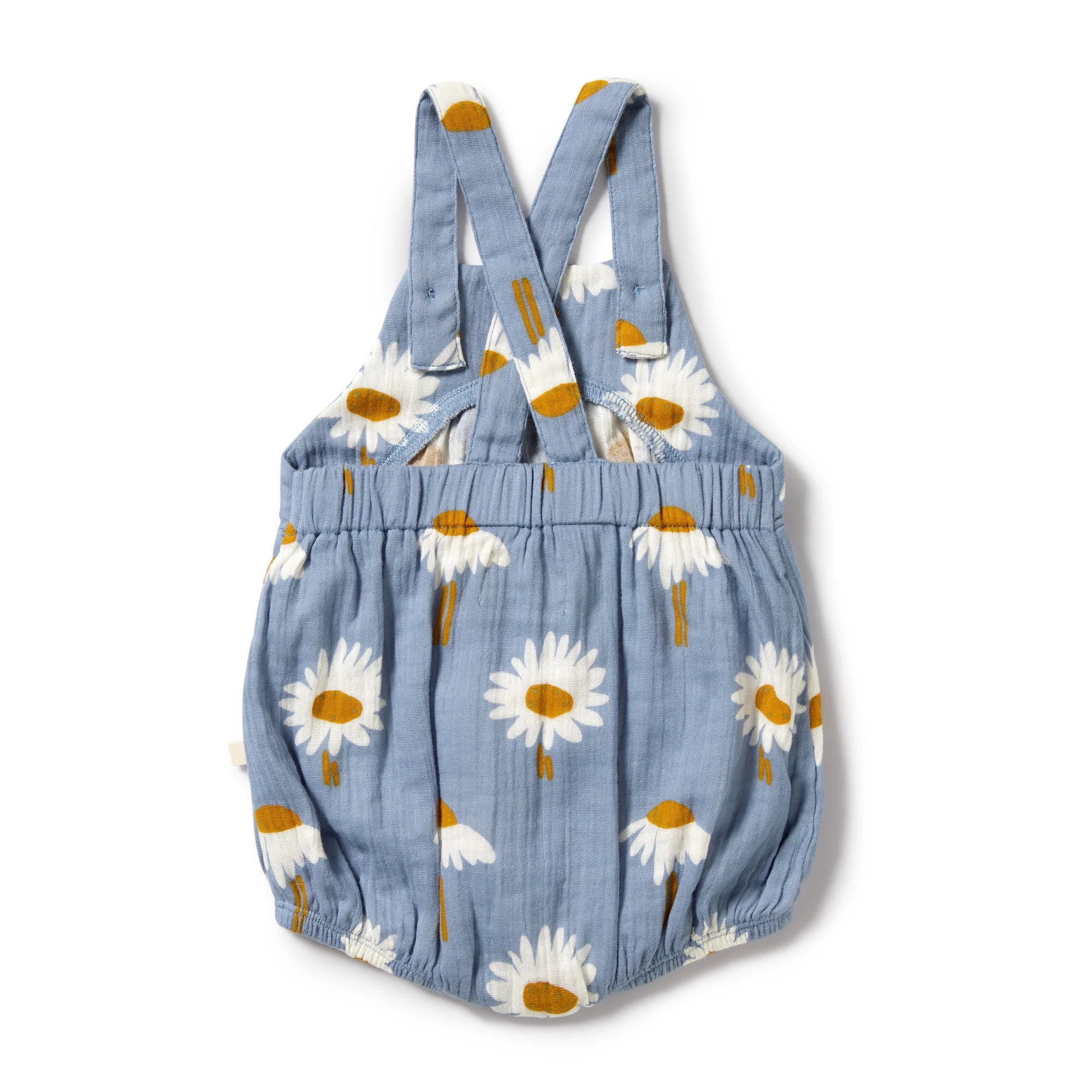 Daisy Floral Organic Crinkle Bodysuit - Image 2