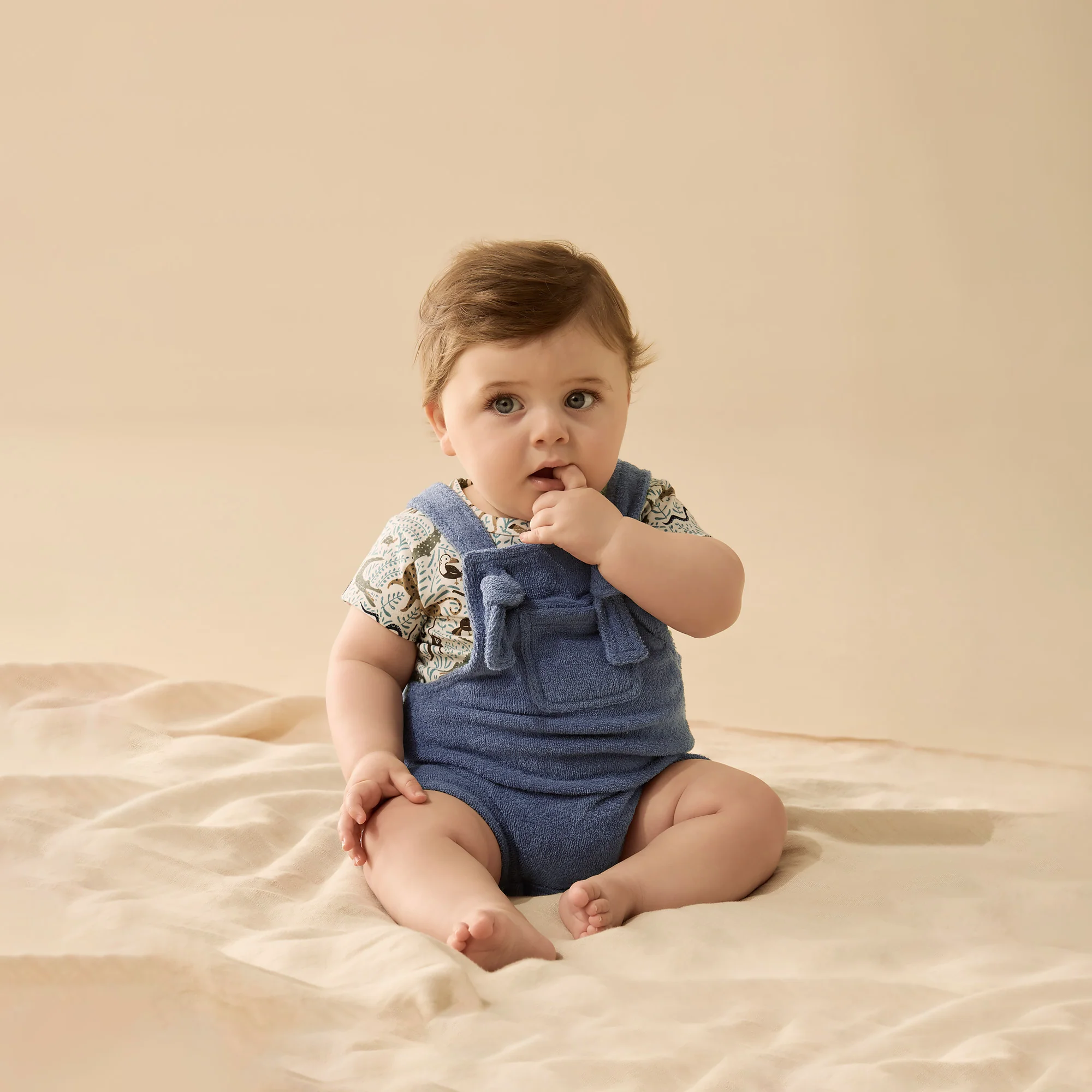 Organic Terry Overall - Deep Blue - Image 3