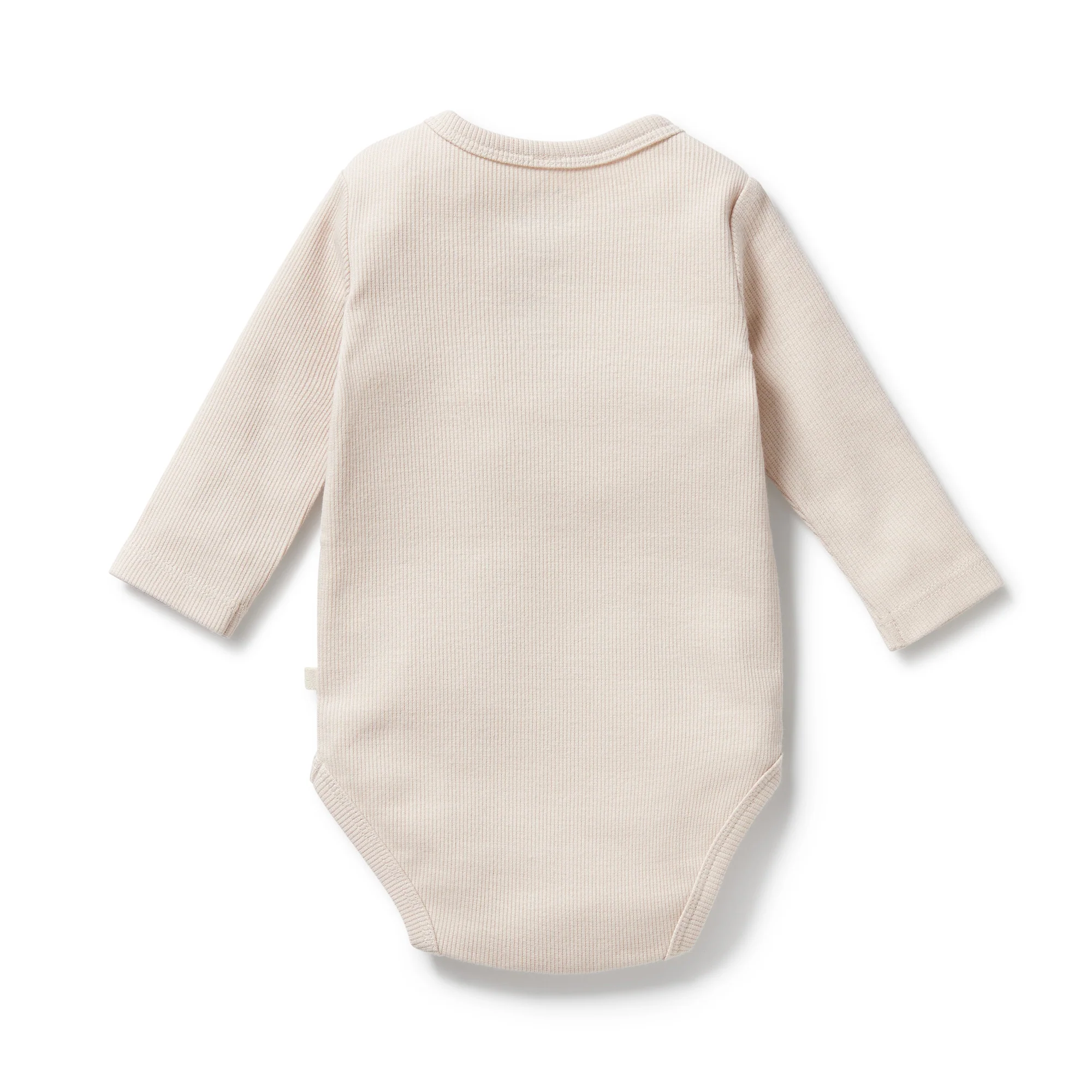 Wilson & Frenchy - Dusty Rose Organic Rib Long Sleeved Bodysuit - Image 4