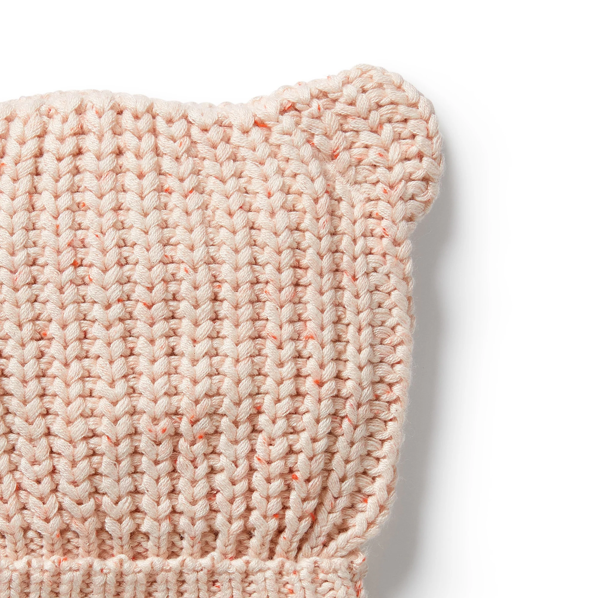 Wilson & Frenchy - Fairy Floss Organic Knitted Bear Hat - Image 2