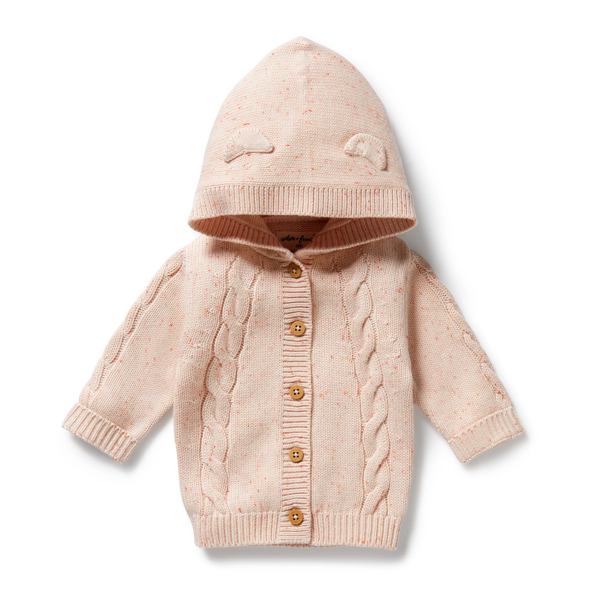 Wilson & Frenchy - Fairy Floss Organic Knitted Cable Jacket