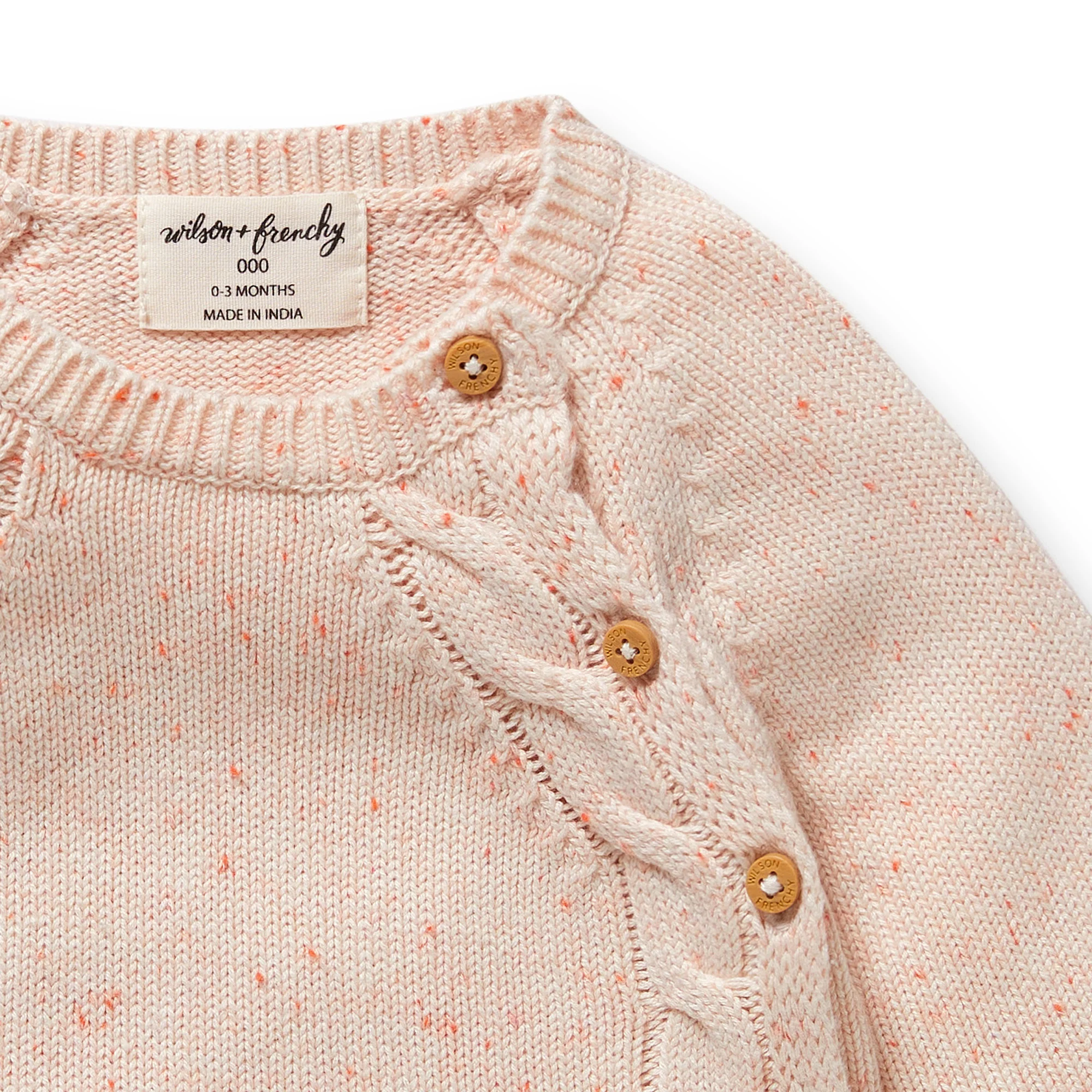 Wilson & Frenchy - Fairy Floss Organic Knitted Kimono Cardigan - Image 2