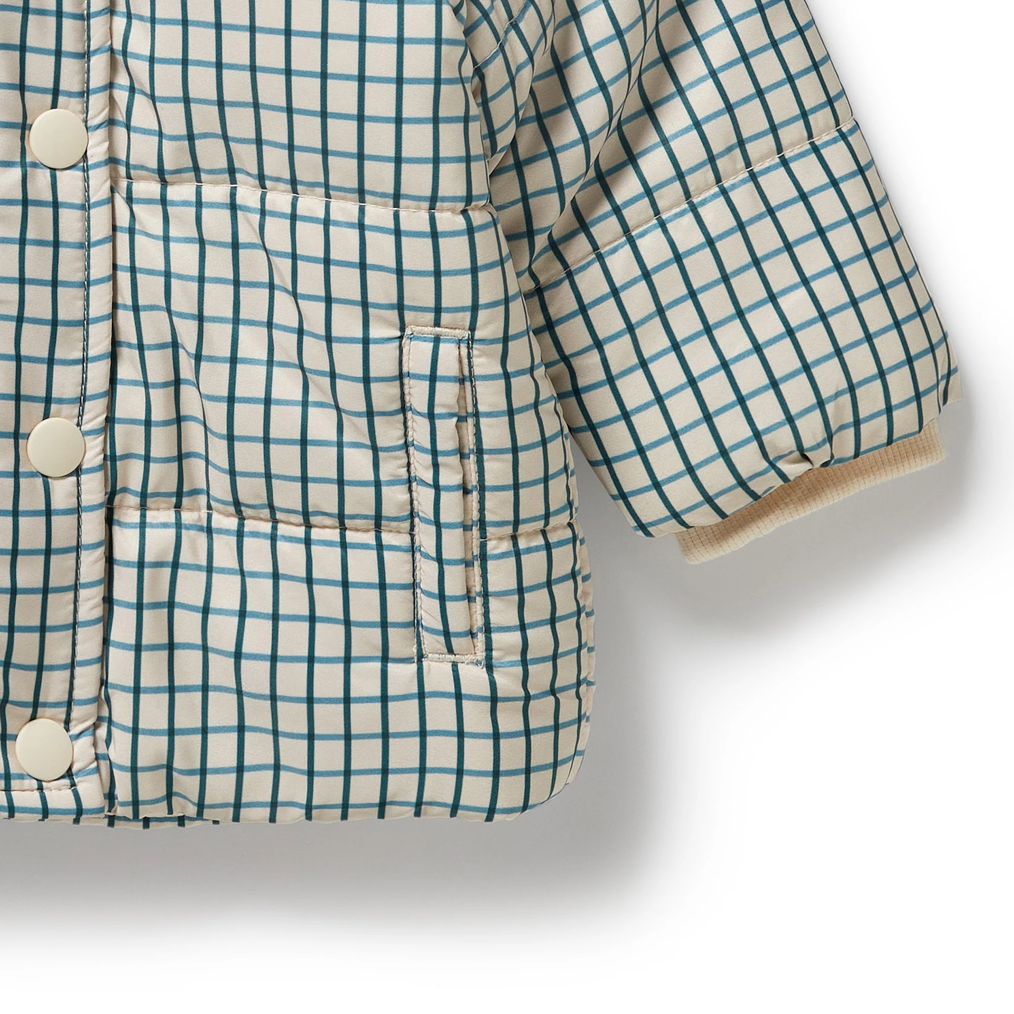 Wilson & Frenchy - Fern Check Puffer Jacket - Image 4